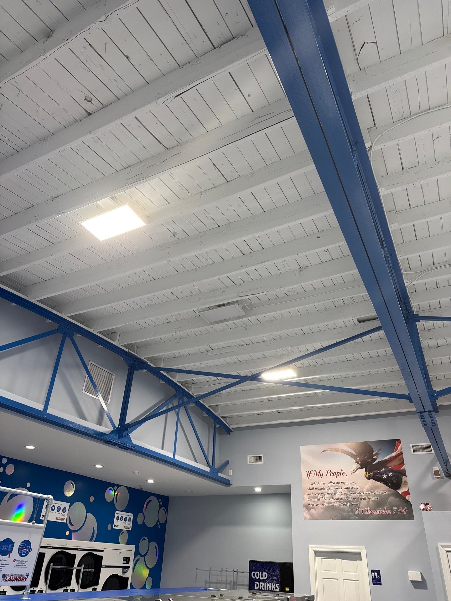 Laundry Mat Lighting by Elite Electrical Solutions LLC