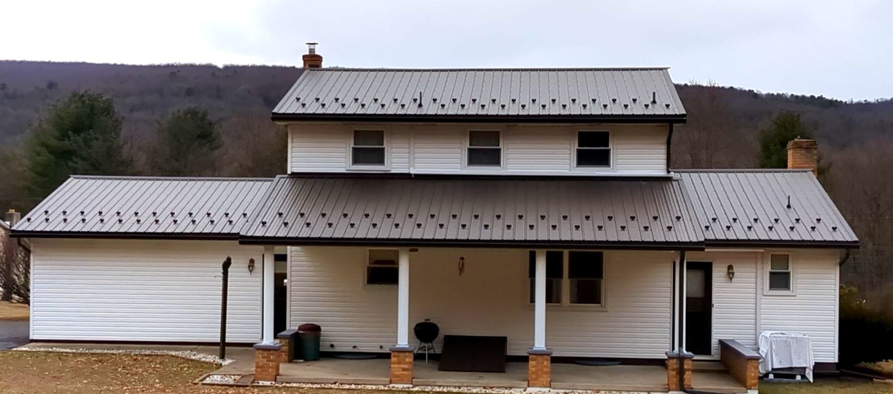 AB Martin Metal Roof Installation-Black by Esh Builders