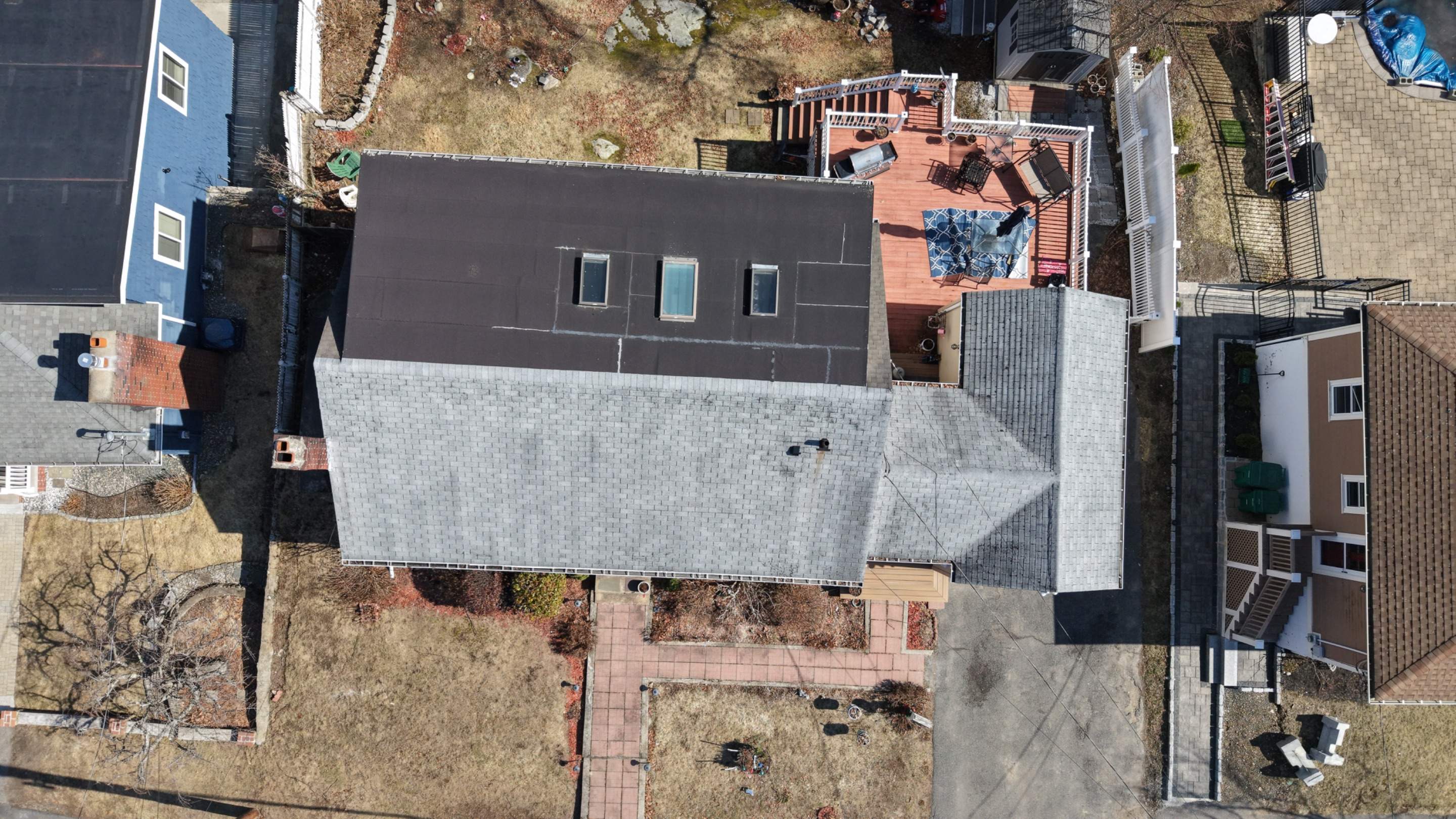 Major Roof Overhaul in Lynn, MA – Full Replacement, Skylight Removal, Gutters & Custom Flashing by JOHNNYS PRO