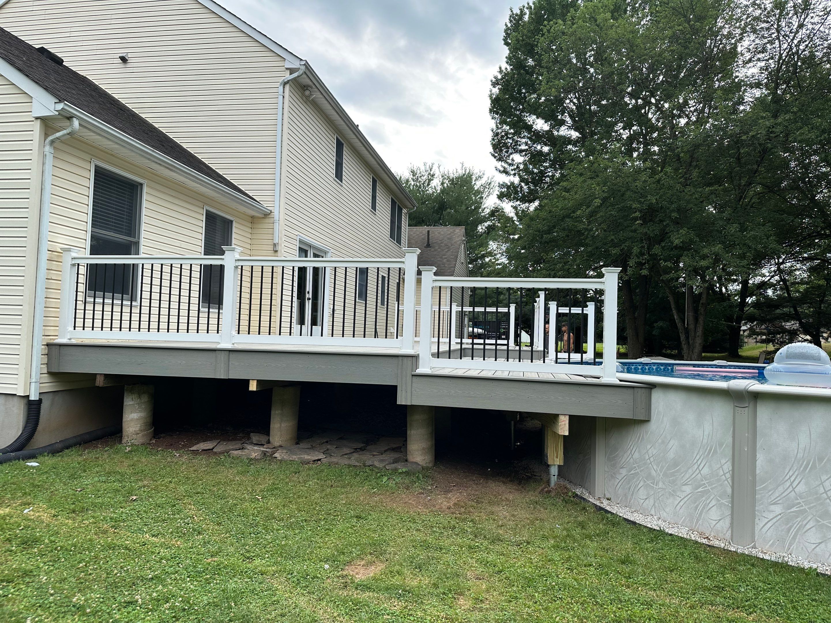 New Pool Deck IN Flemington by deck guardian