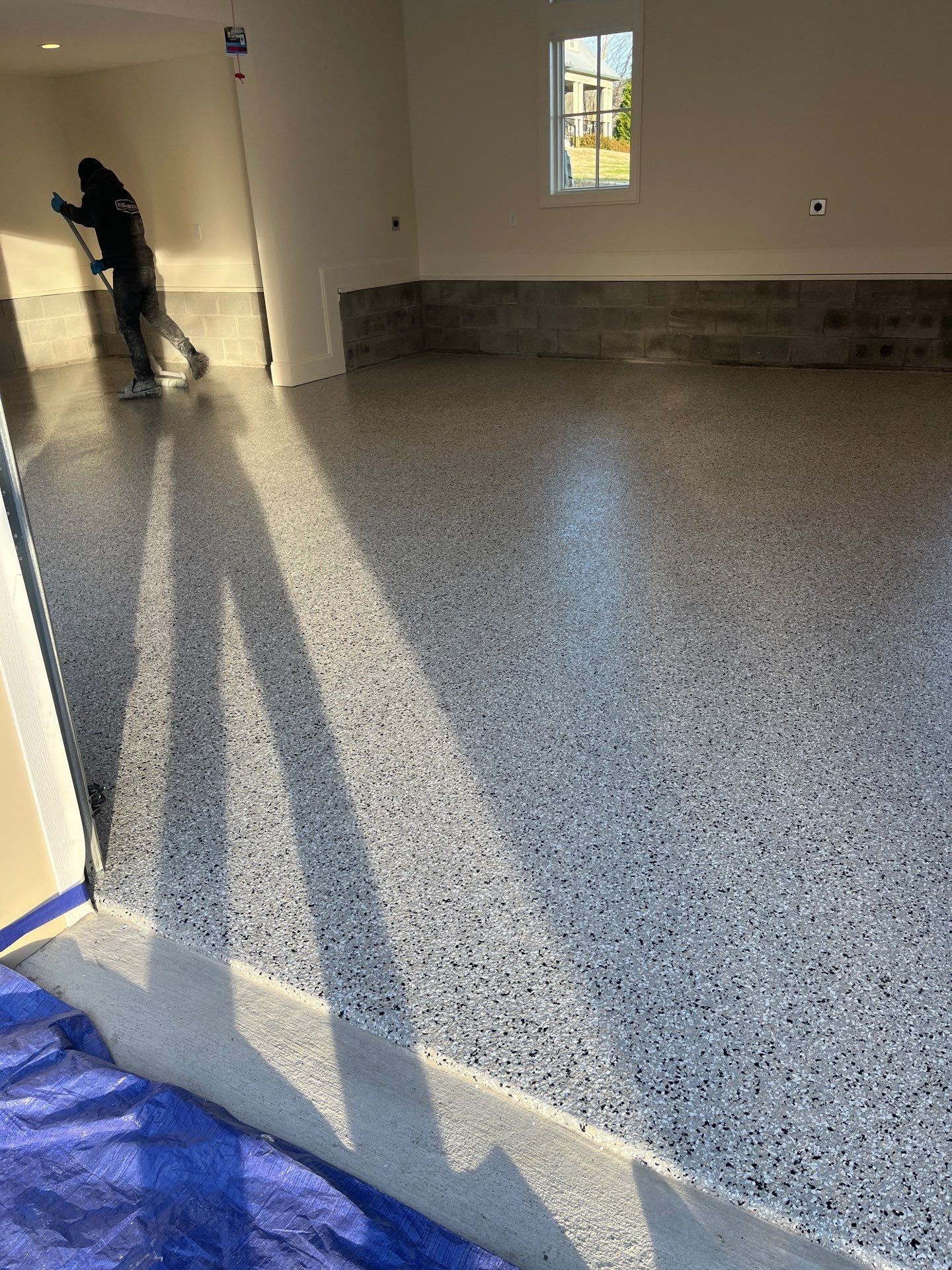 Garage Floor Coating using Cabin Fever by My Garage Floor Guys