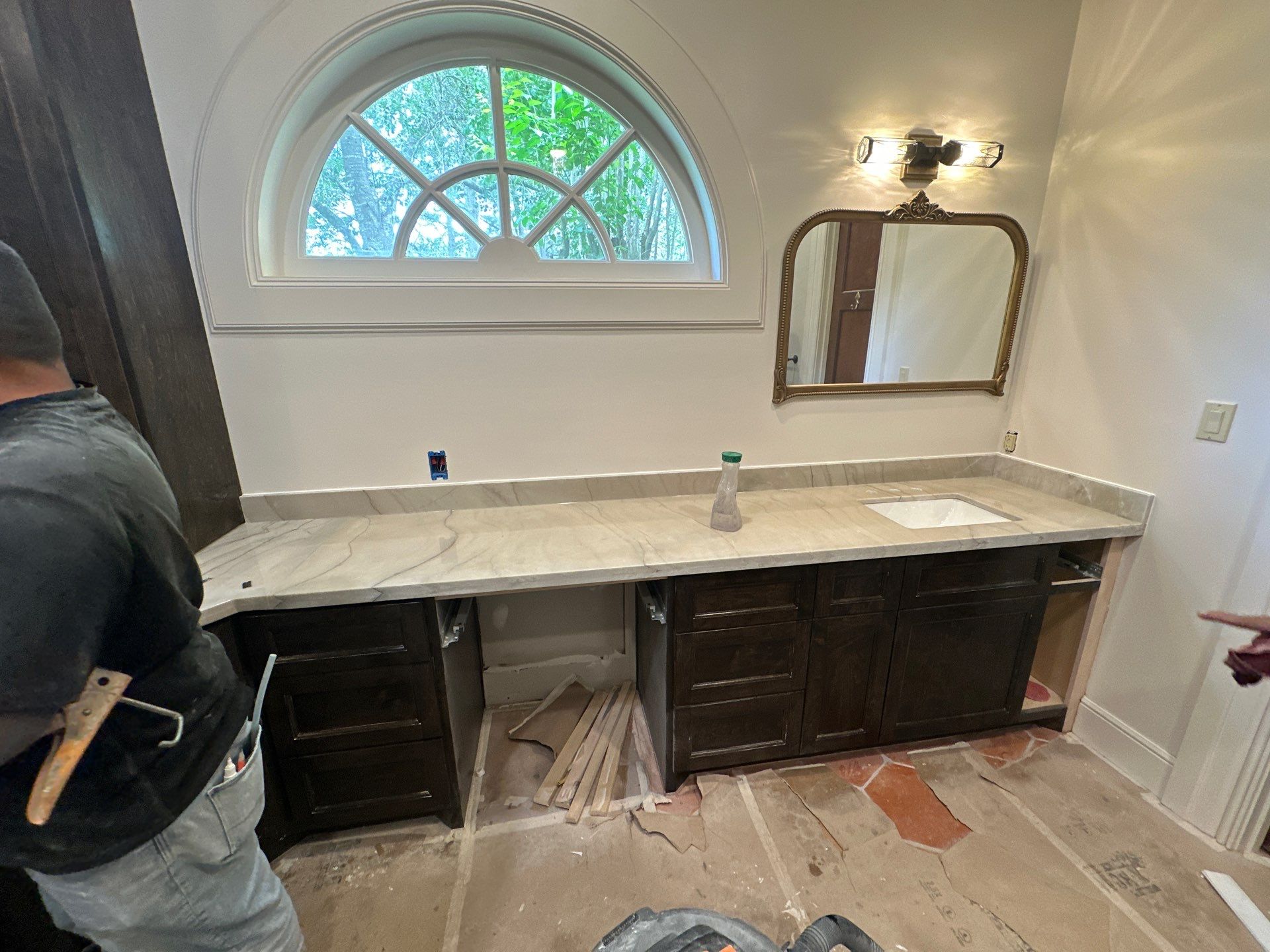 Bathroom Remodel and Flooring in Tomball, TX by SophAlx LLC
