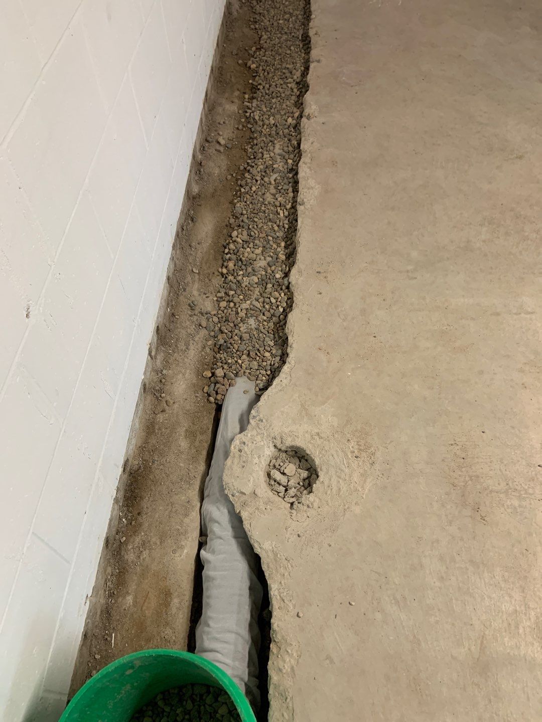 Correcting an Improper Installation for Alan in Chanhassen by Waterproofing Northeast