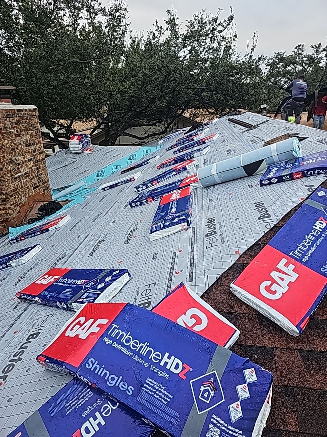 Exterior Painting using GAF Timberline HDZ - Georgetown TX by Lighthouse Contractors