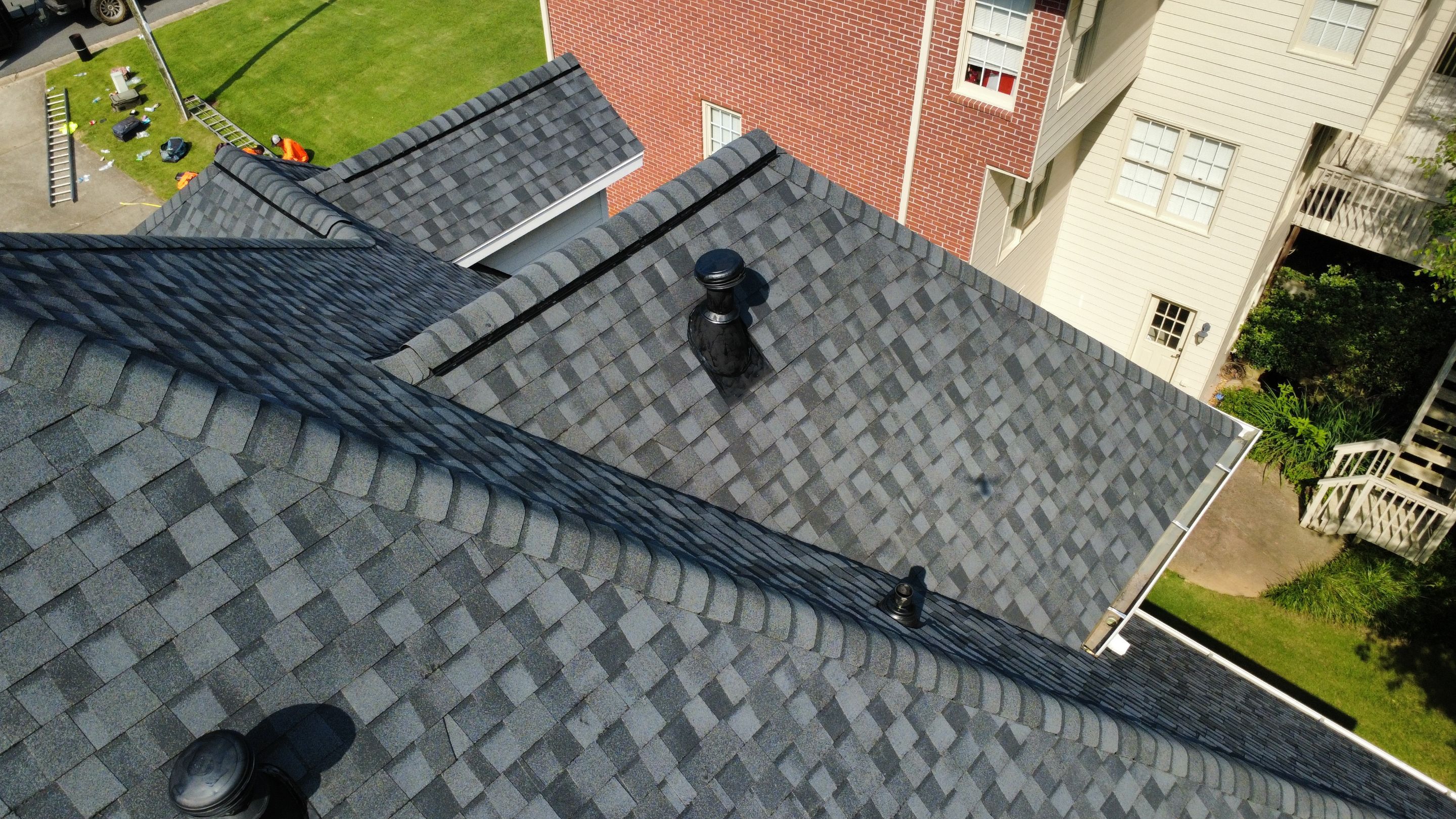 Marietta, GA Roof Replacement CertainTeed Landmark Moire Black by Reset Roofing