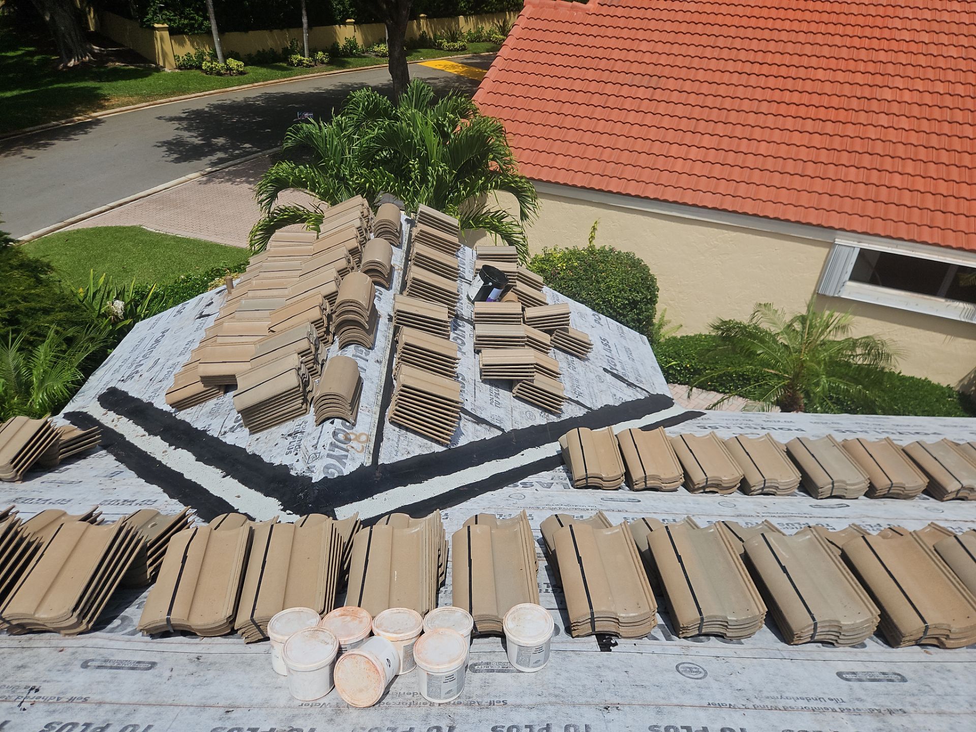 Residential Roofing Installation using Eagle Roofing Tile by BLUES BROTHERS ROOFING