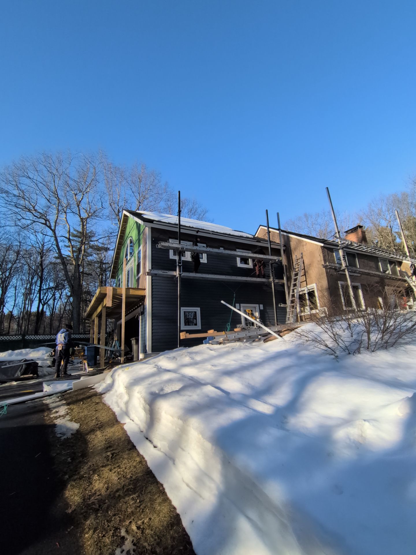 Custom ADU Construction with Vaulted In-Law Suite – LP SmartSide®, ZIP System® & Harvey® Windows by Sensible Home Solutions