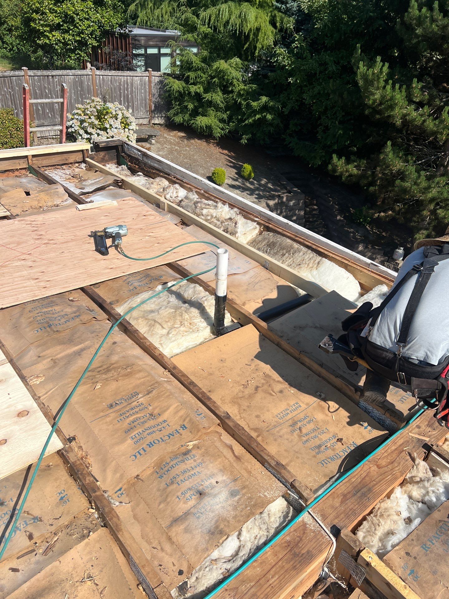 Residential Roofing Installation using GAF UHDZ Shingles by Roofing Formula LLC
