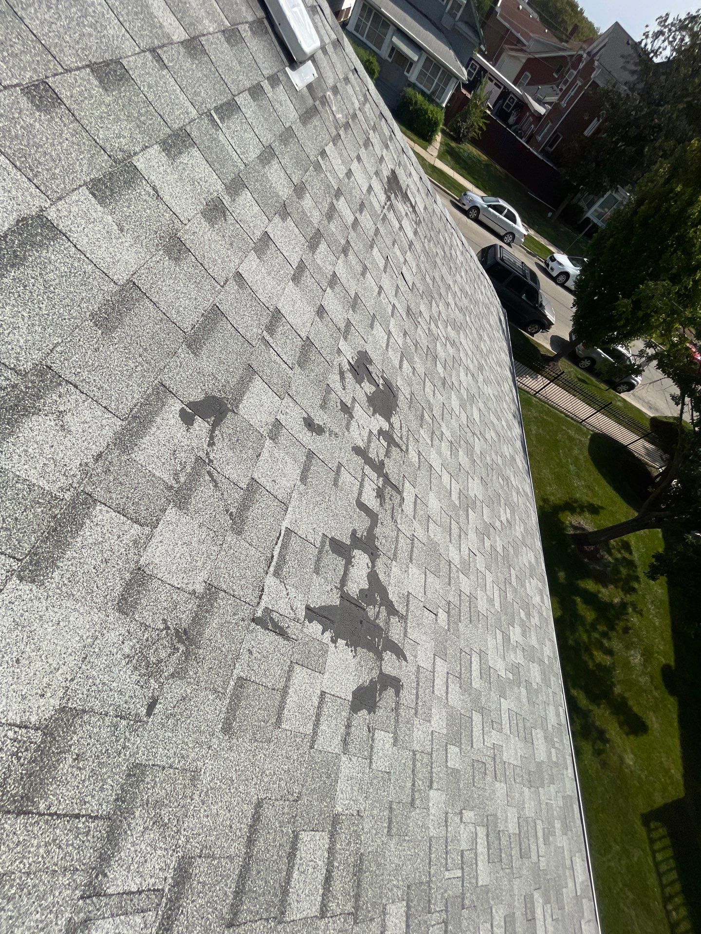 Roof Replacement using Cobblestone Gray by Just Brilliant Restoration JBR