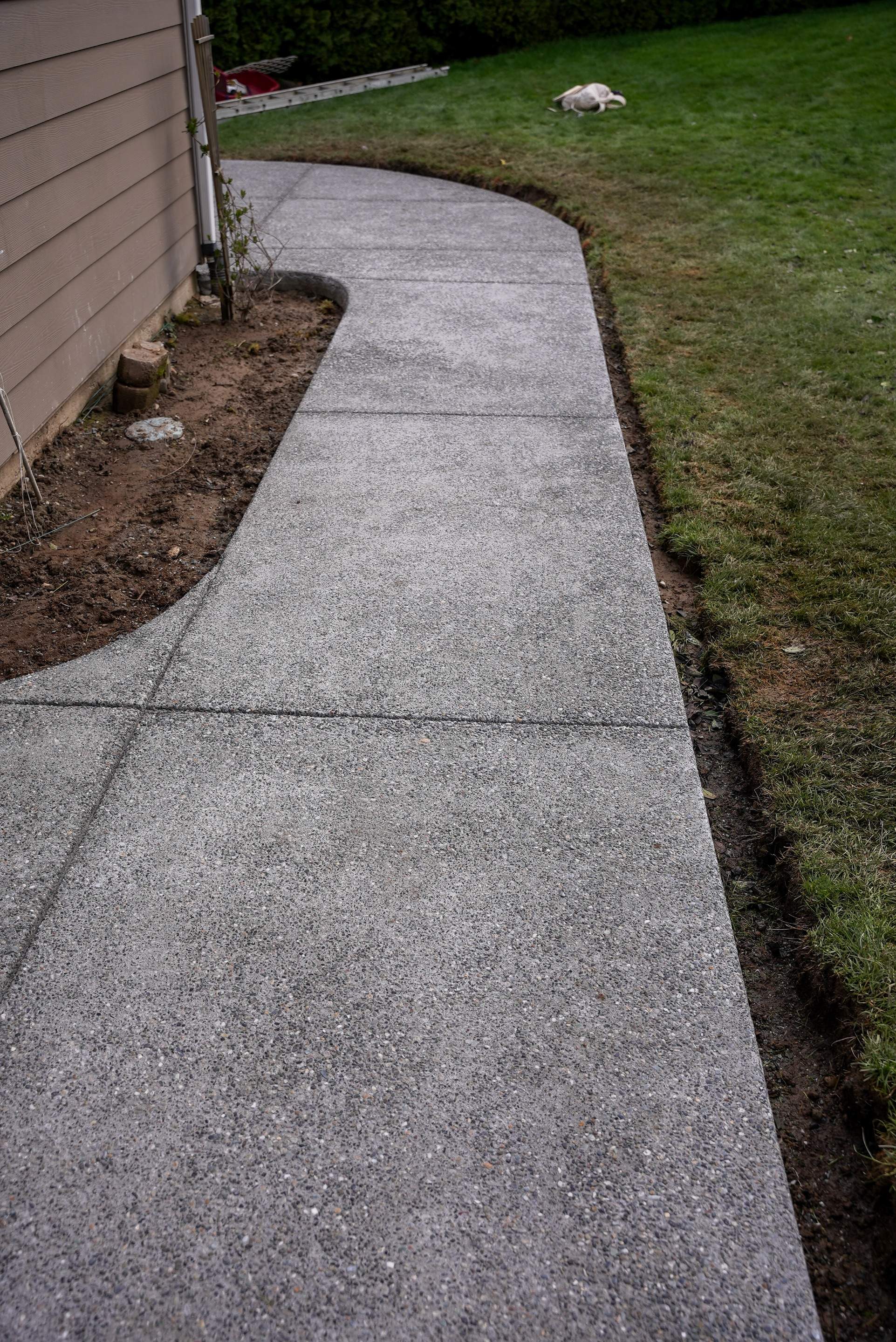 Wayne | Concrete patio & Walkway by Jireh Asphalt & Concrete Inc 