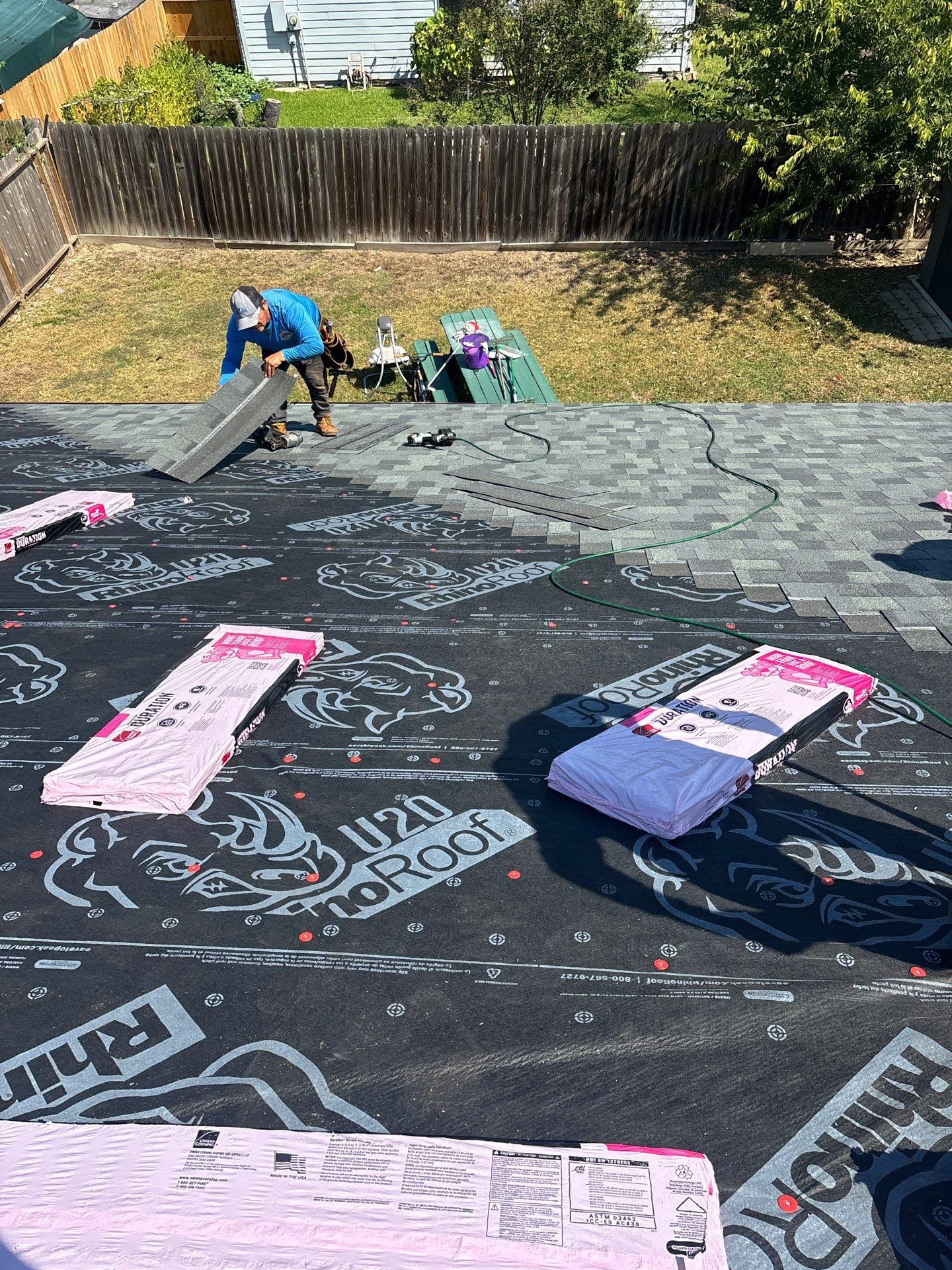Residential Roofing Repair using Owen's Corning Duration (Lifetime) Shingles by Roof Repair Company