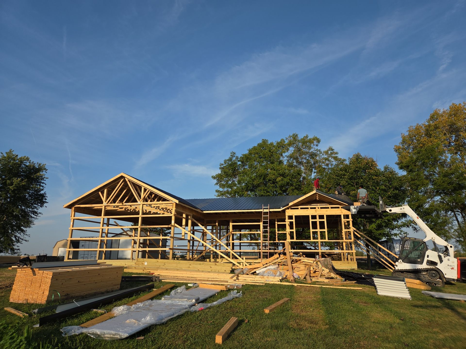 Custom Pole Barn Home by The Barn Builders