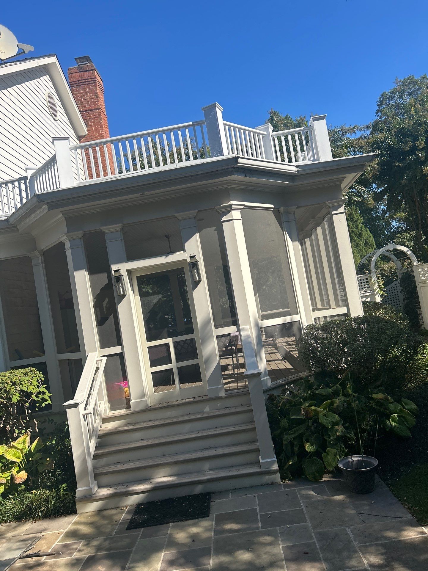 McLean - Residential Flat Roof Replacement with Carlisle Syntec EPDM by RM Banning, Inc.