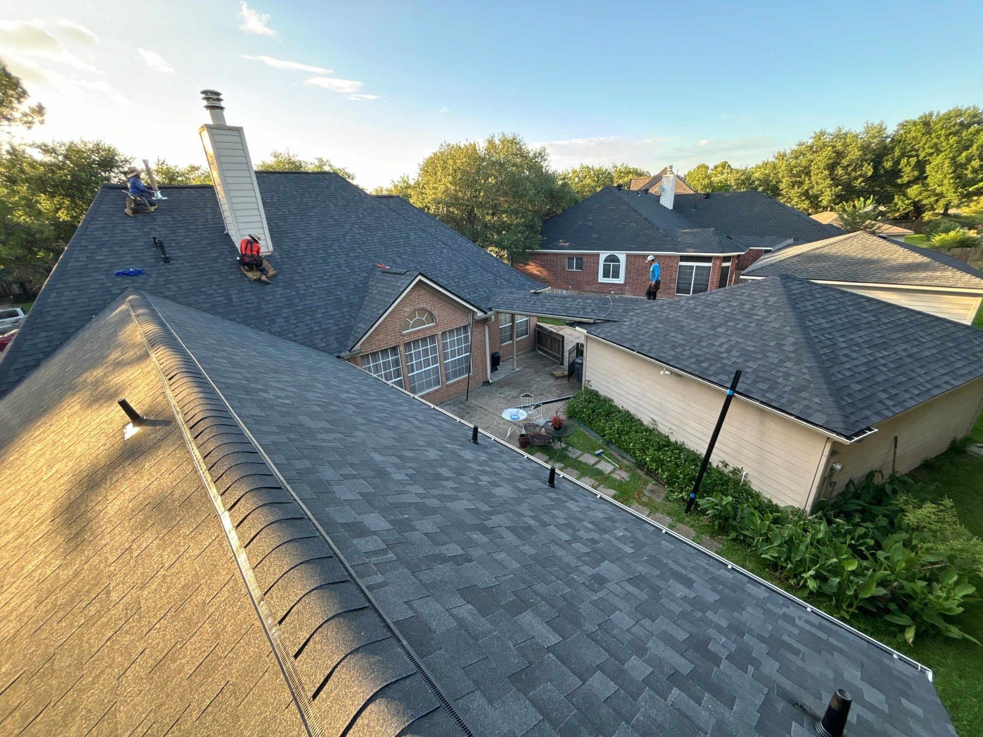 Residential Roofing Installation using Owen's Corning Duration (Lifetime) Shingles by Roof Repair Company