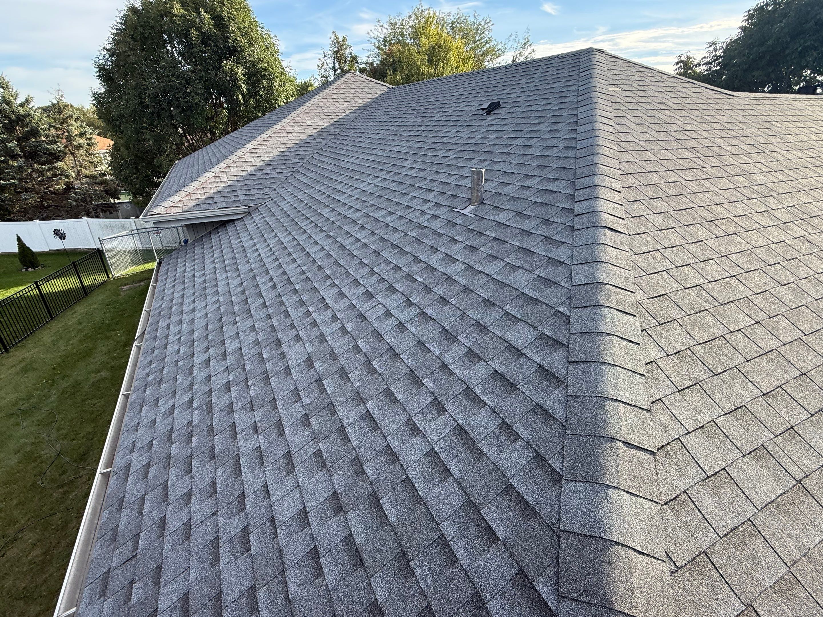 GAF Pewter Gray Roof Replacement in Mokena, IL — photo 3