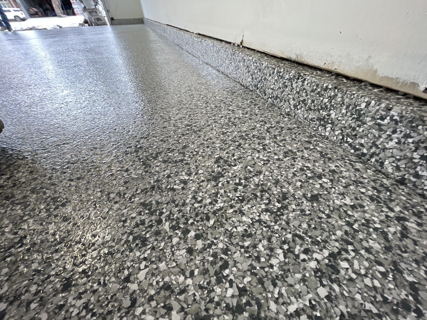 Garage Transformation using Silver Creek by Croc Coatings, LLC