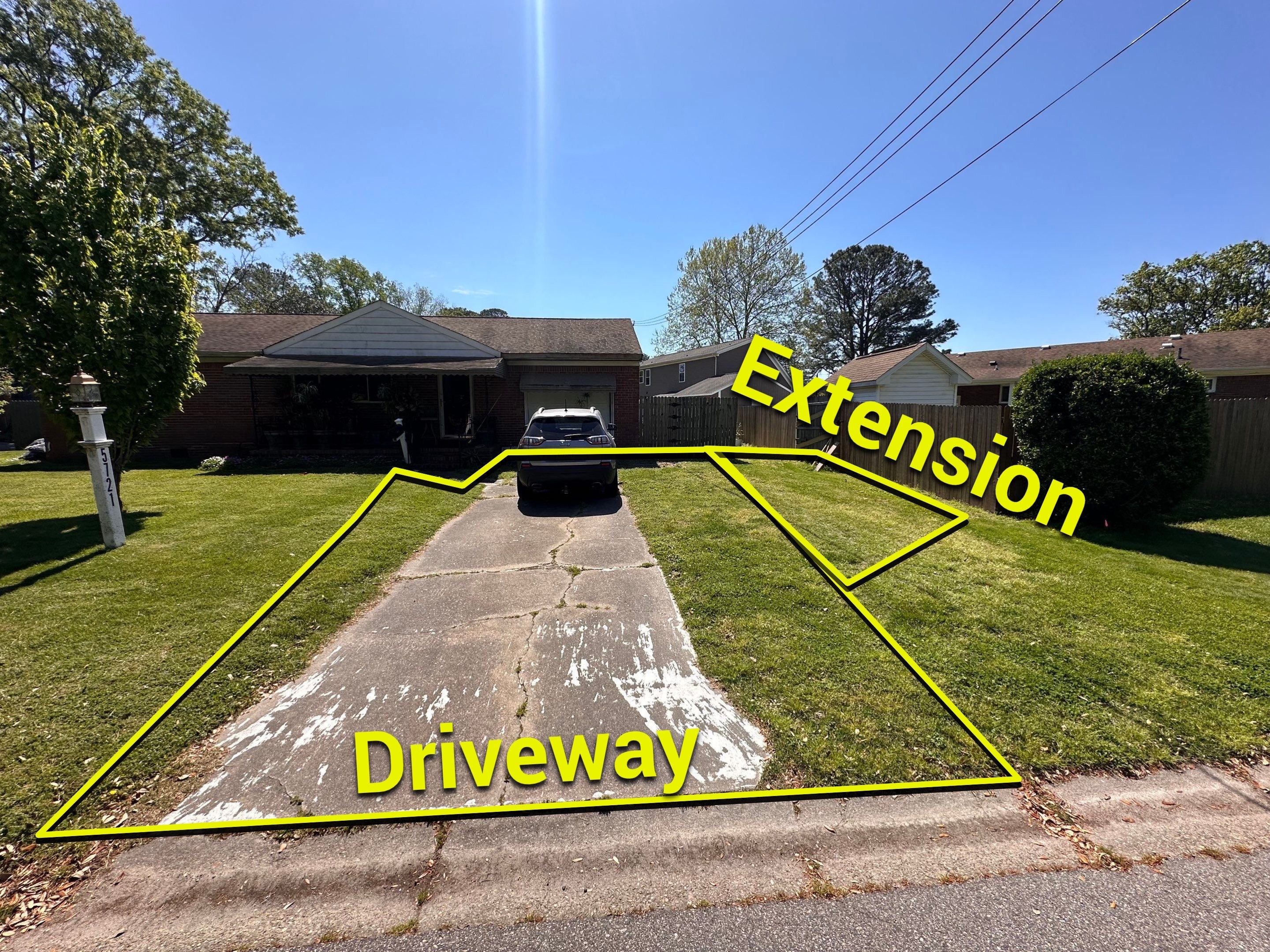 Project in Virginia Beach by Sam The Concrete Man Virginia Beach