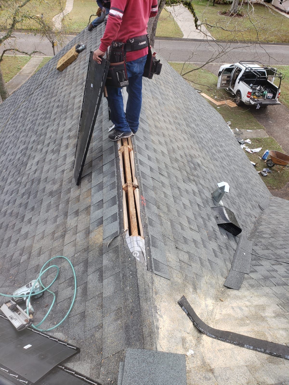 Residential Roofing Installation using Roof Replacement by American Roofing & Construction LLC