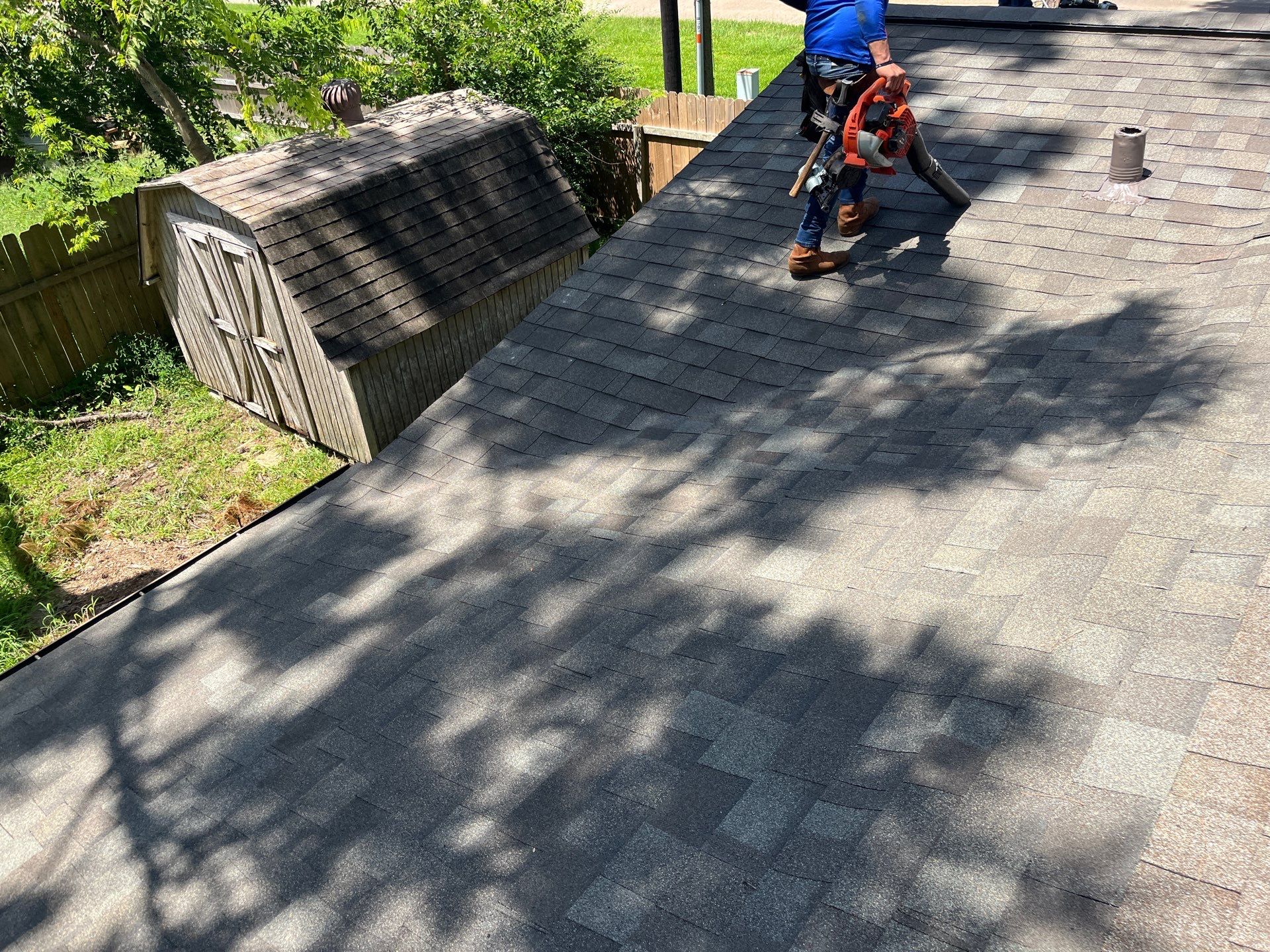 Residential Roofing Installation using Owen's Corning Duration (Lifetime) Shingles by Roof Repair Company