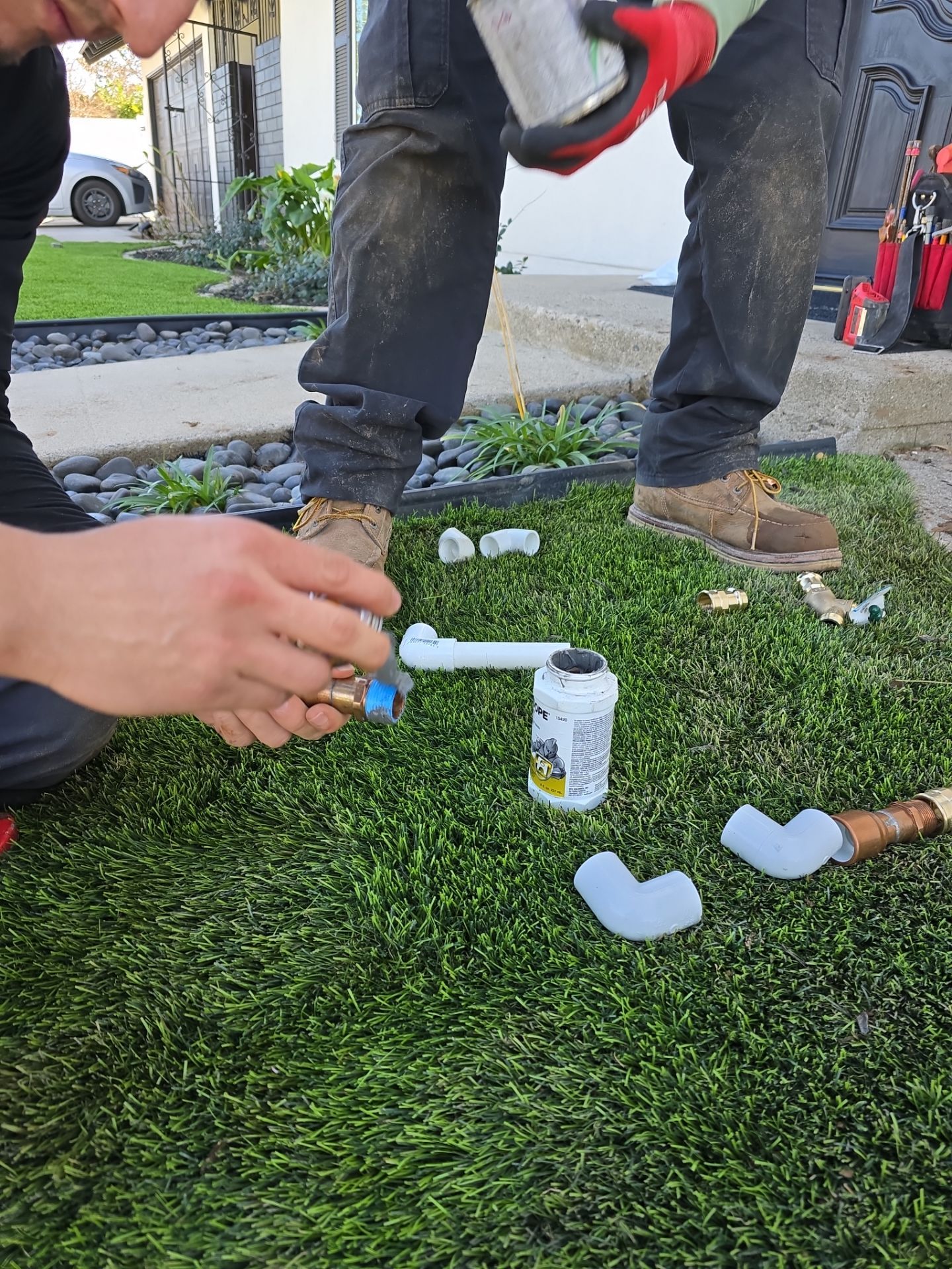 Installing Water Treatment by Us Plumbing