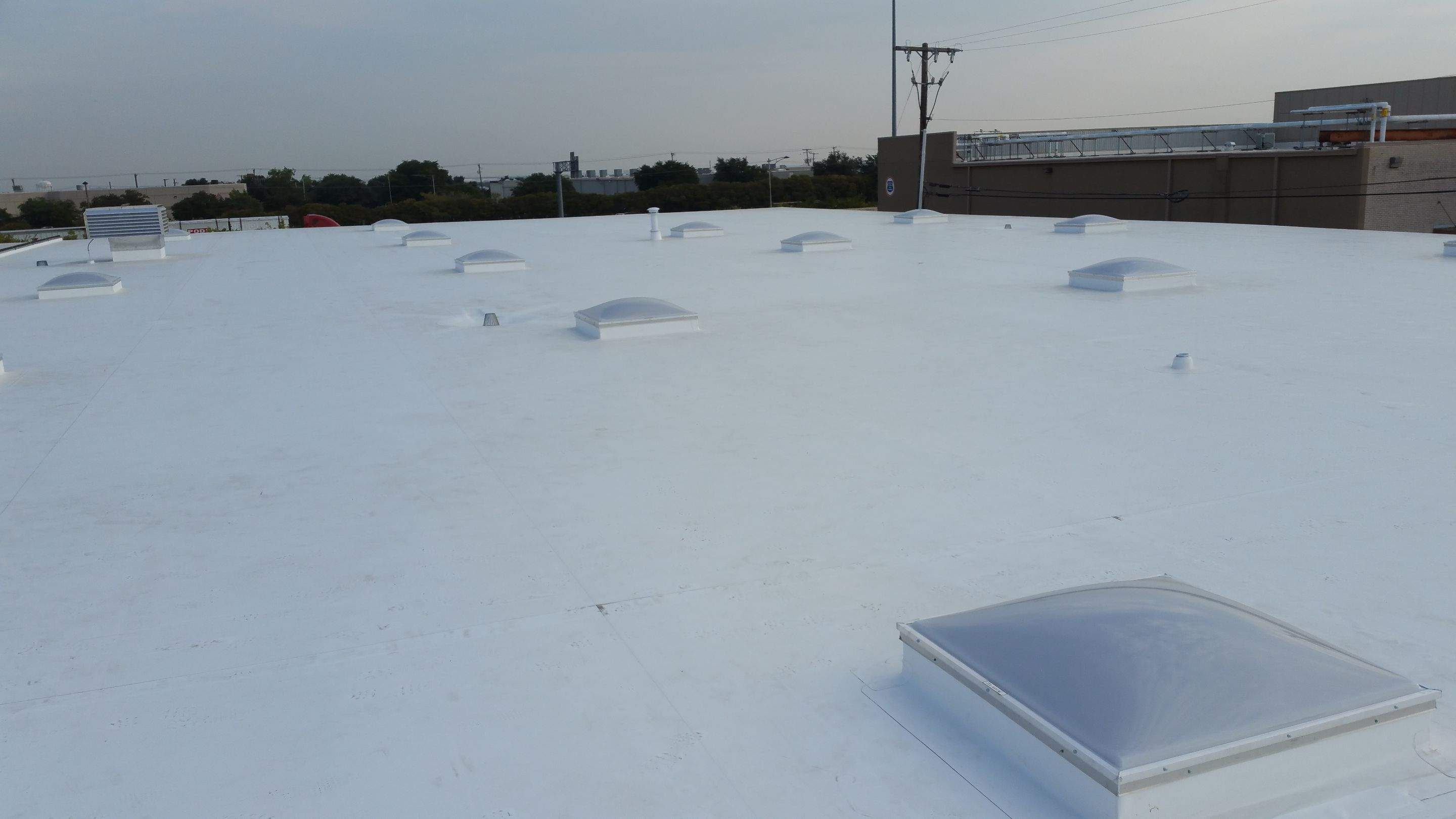 Massive Storm Damage Project - Factory in Arlington by First United Roofing & Construction