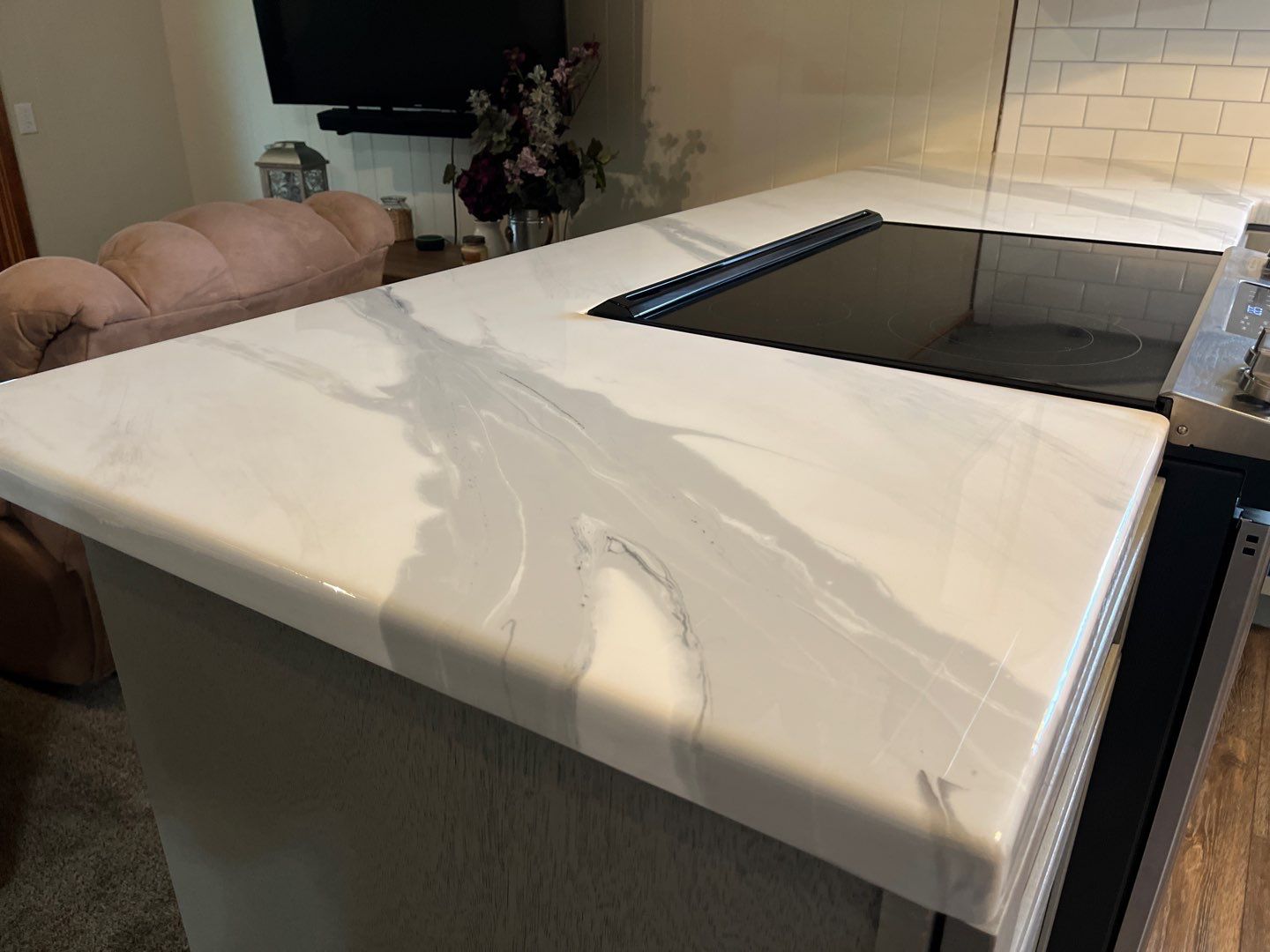 Diamondcoat White Marble by New Finish LLC