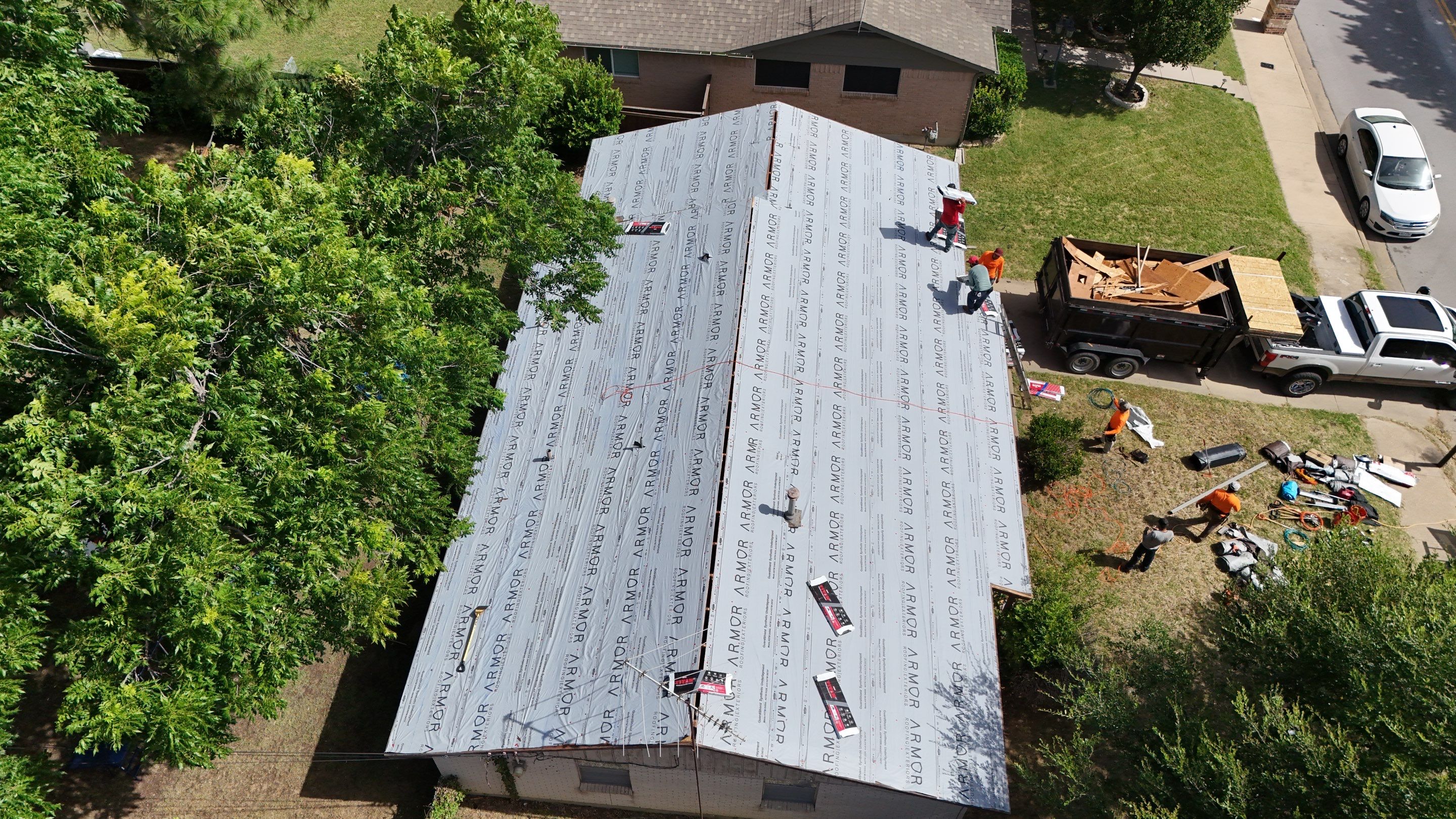 Asphalt Shingle Full Roof Replacement and Re-Decking in Arlington by Armor Roofing | Exteriors
