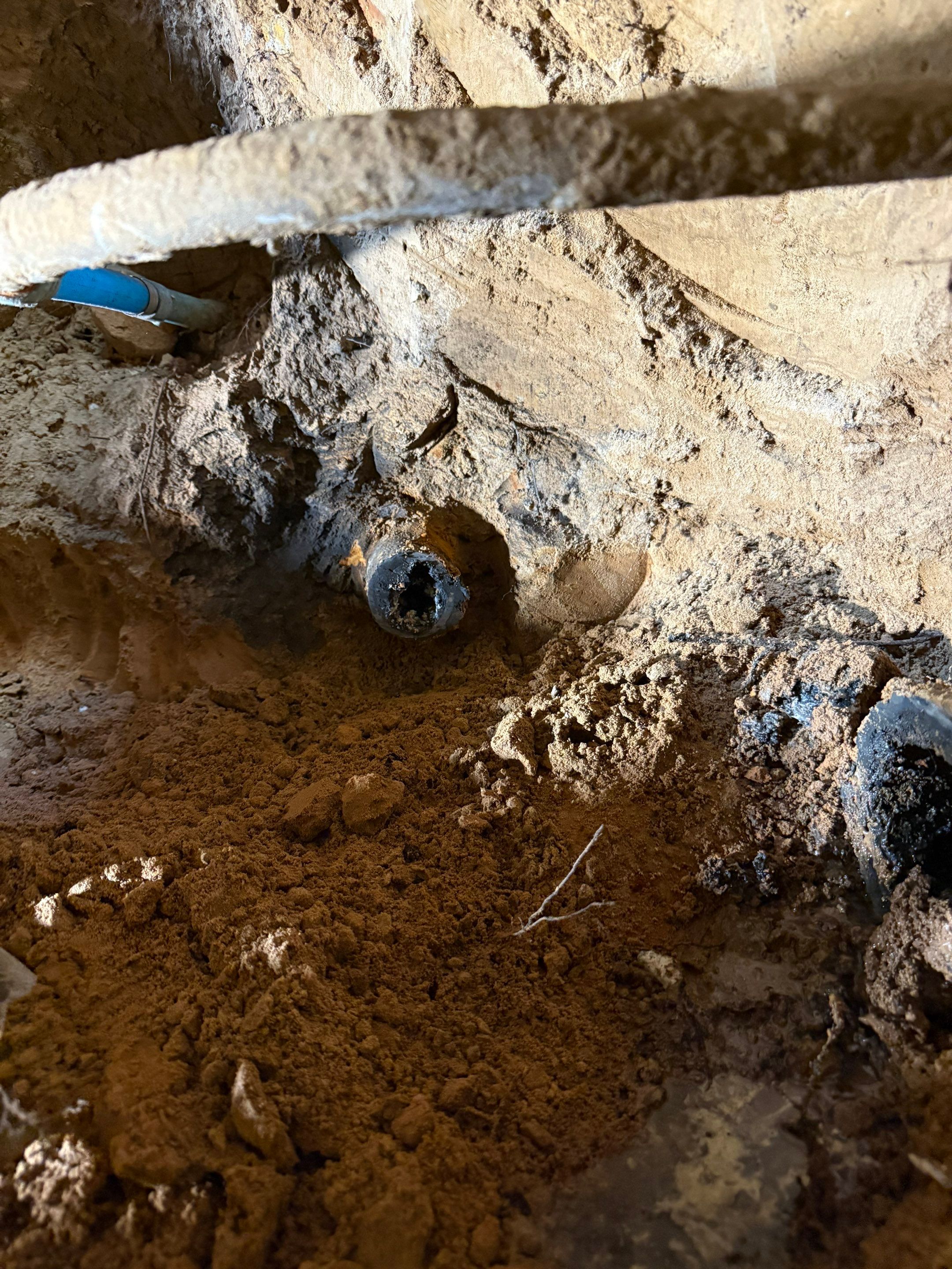 Drain Repipe Project in Mt Vernon by Rub-A-Dub Plumbing