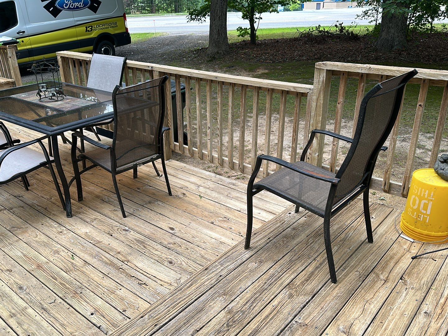 Weathered Deck using AcryFin by DuraSeal