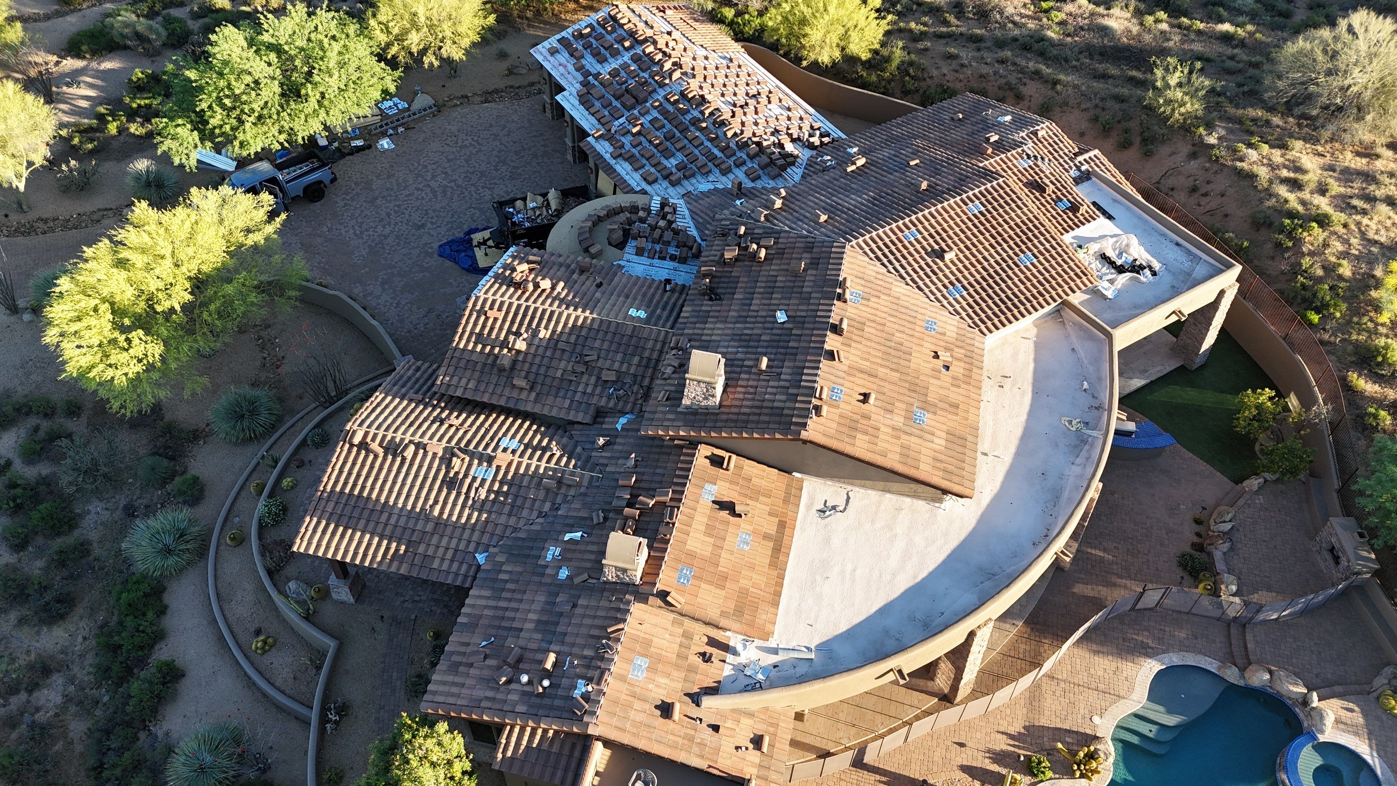 Project in Scottsdale by Saint Roofing