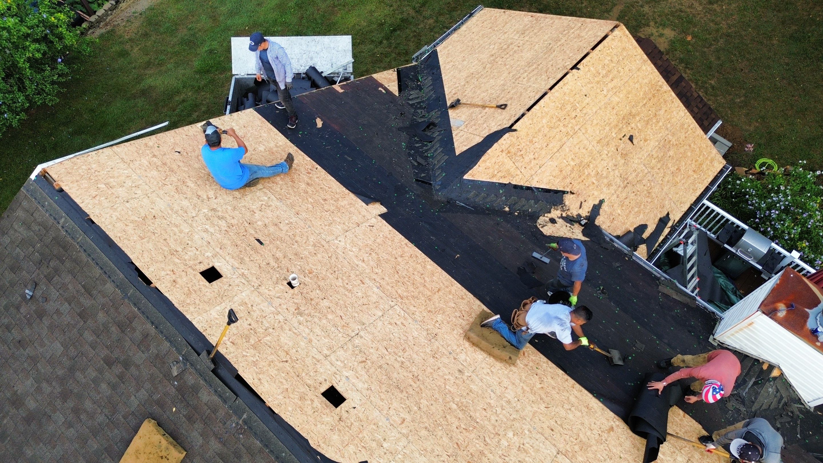 Residential Roofing Installation using Timberline HDZ Shingles - Hickory by RoofX 
