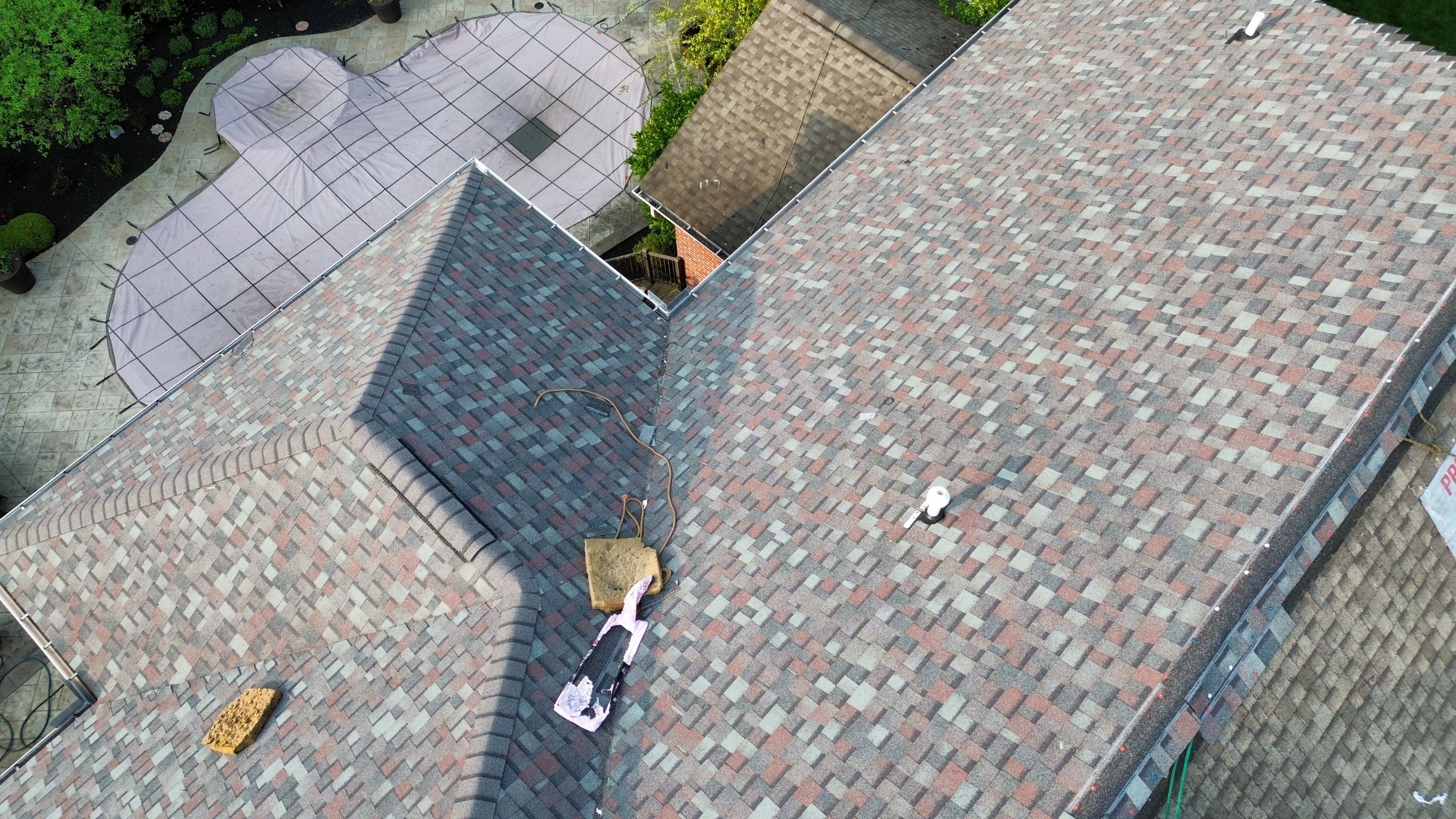 Residential Roofing Installation using Duration Series Shingles - Colonial Slate by RoofX 