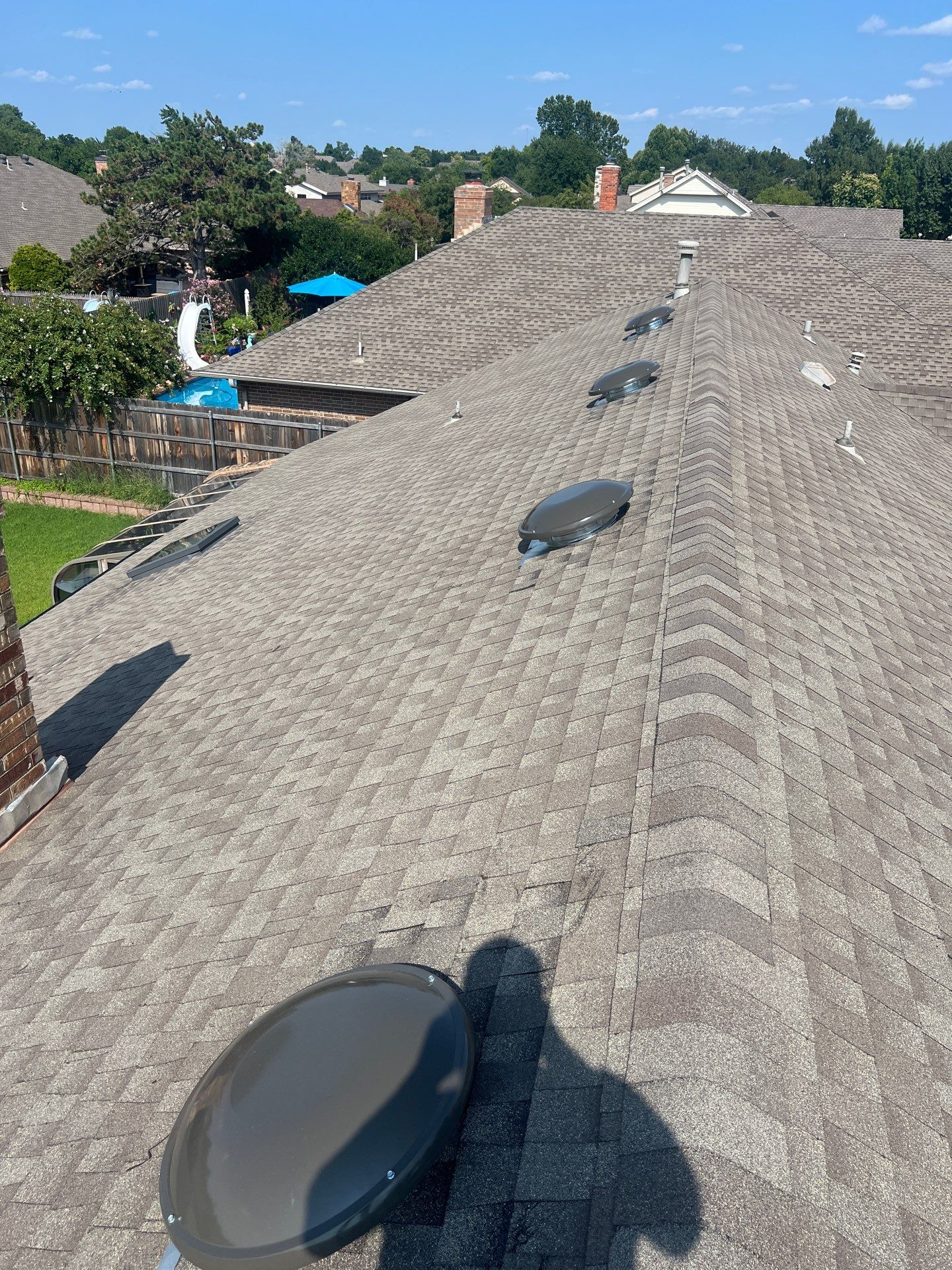 roof, skylight and solar tube replacment in Warr Acres by McCann's Roofing and Construction