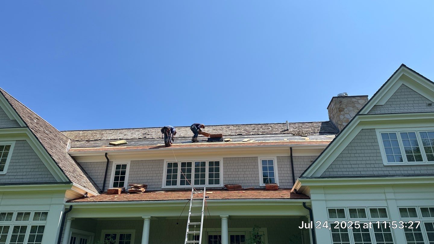 Cedar Shake Roof Restoration by Mighty Dog Roofing of Greater Middlesex County