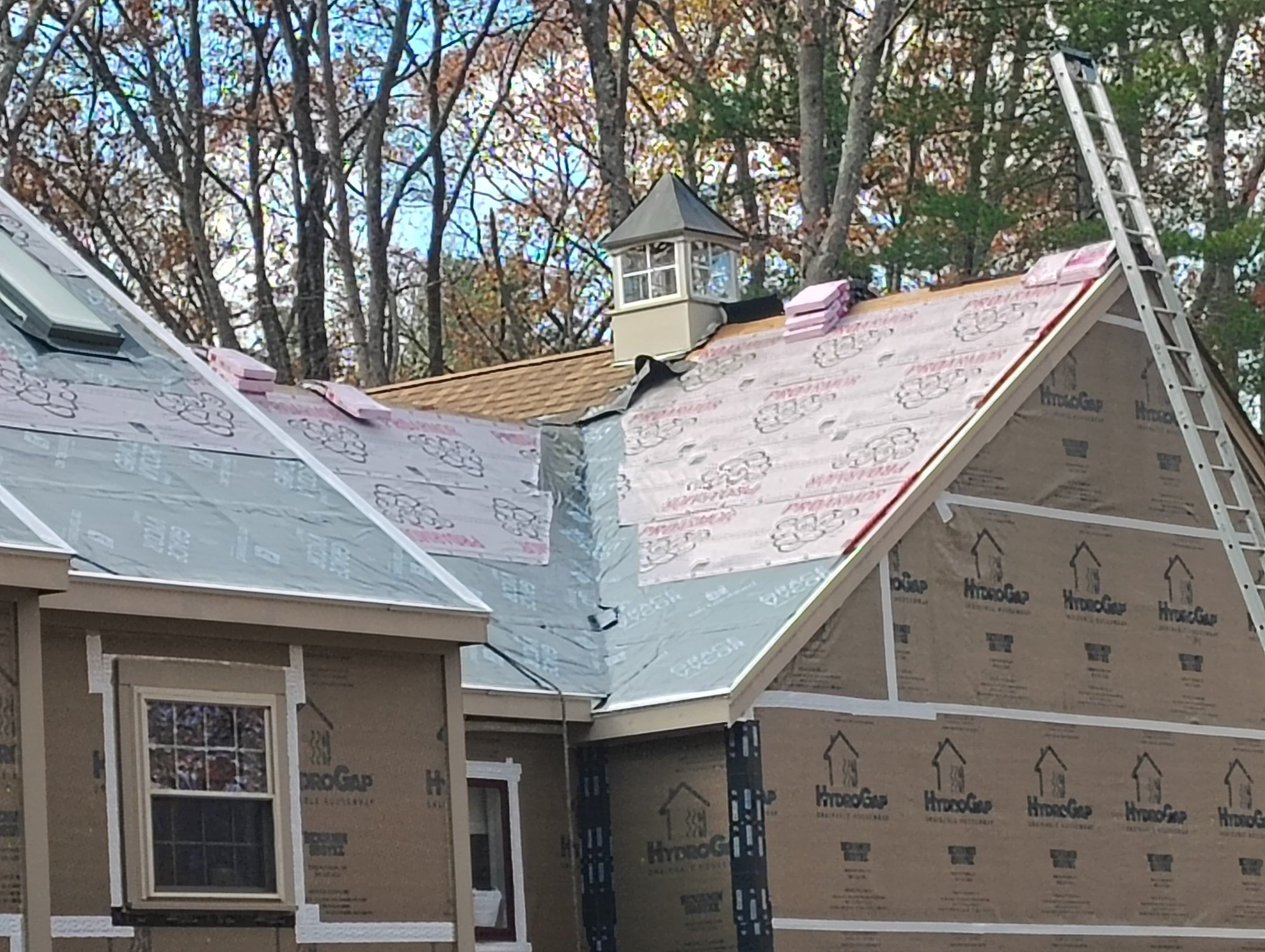 Complete House & Barn Roof with 13 Skylight Reflashing + EPDM Repairs by Mighty Dog Roofing of Greater Middlesex County