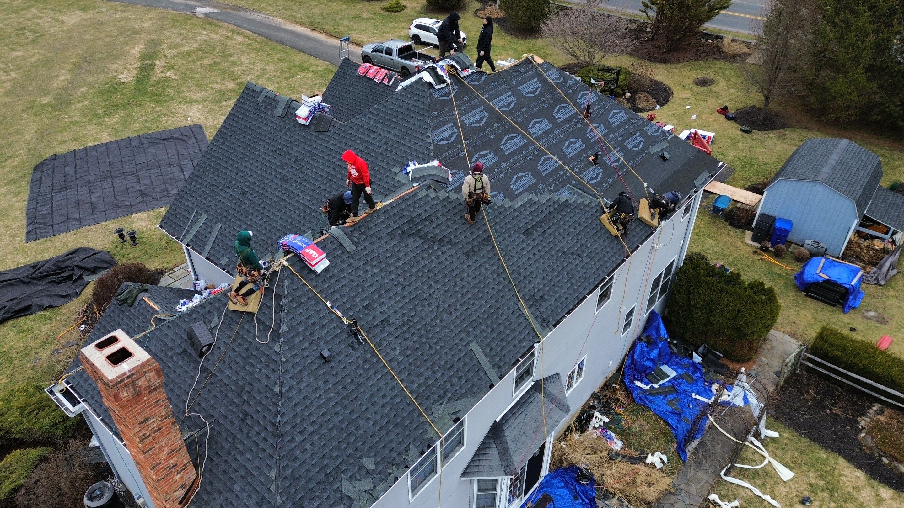Federowicz Roof Completion by Royal Restoration CT 