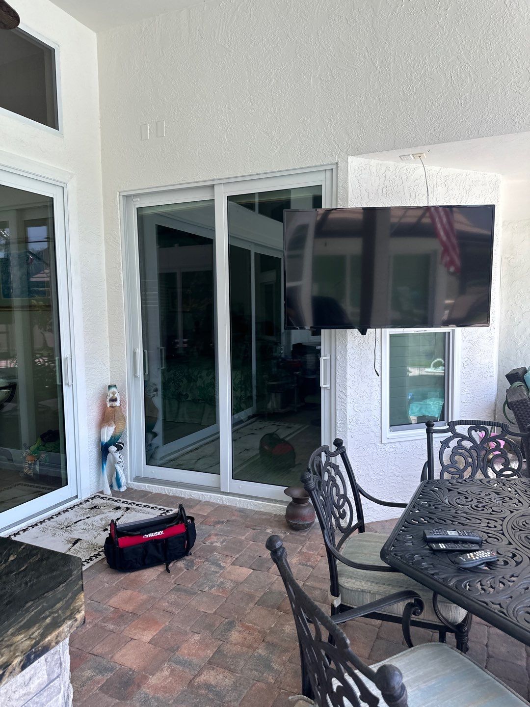Window Installation using PGT Aluminum for the doors and PGT Vinyl for the Windows  by Windows For Life 