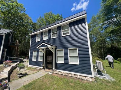 Full Exterior Painting and Color Transformation in Woolwich, Maine