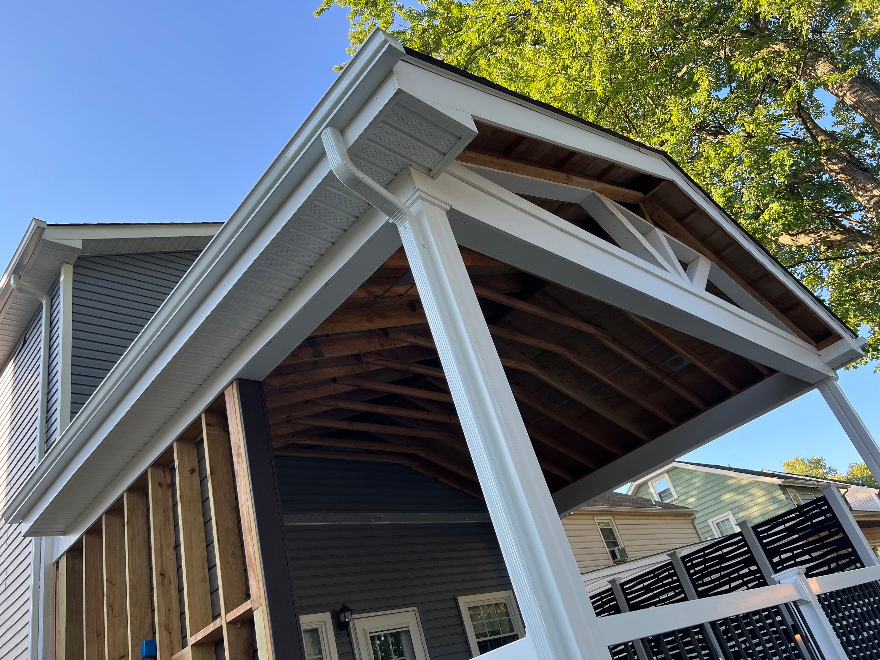 New Deck With Porch by deck guardian