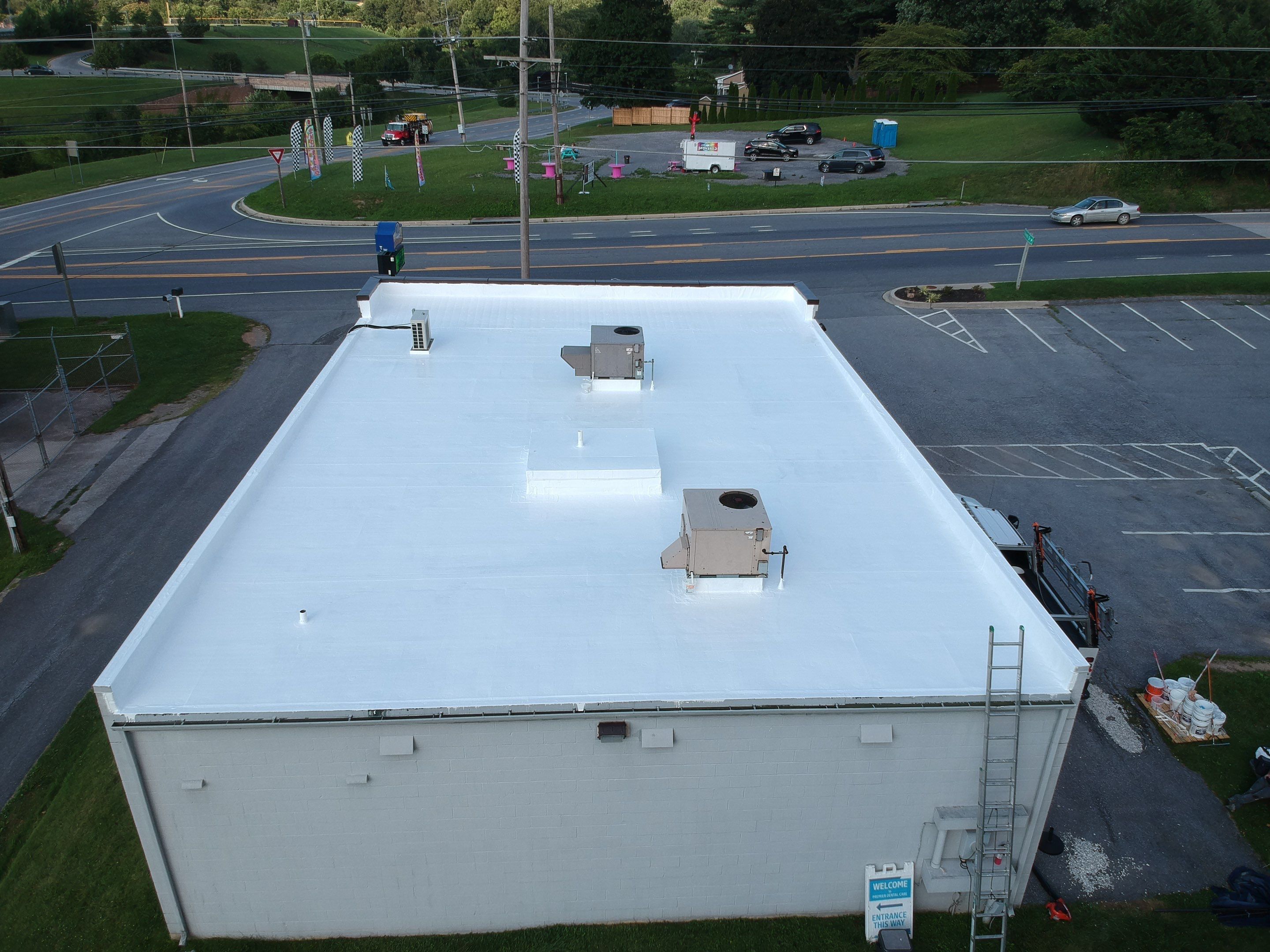 Silicone Roof Coating in Manchester, MD • Premier Dental by Seipp Roofing, LLC