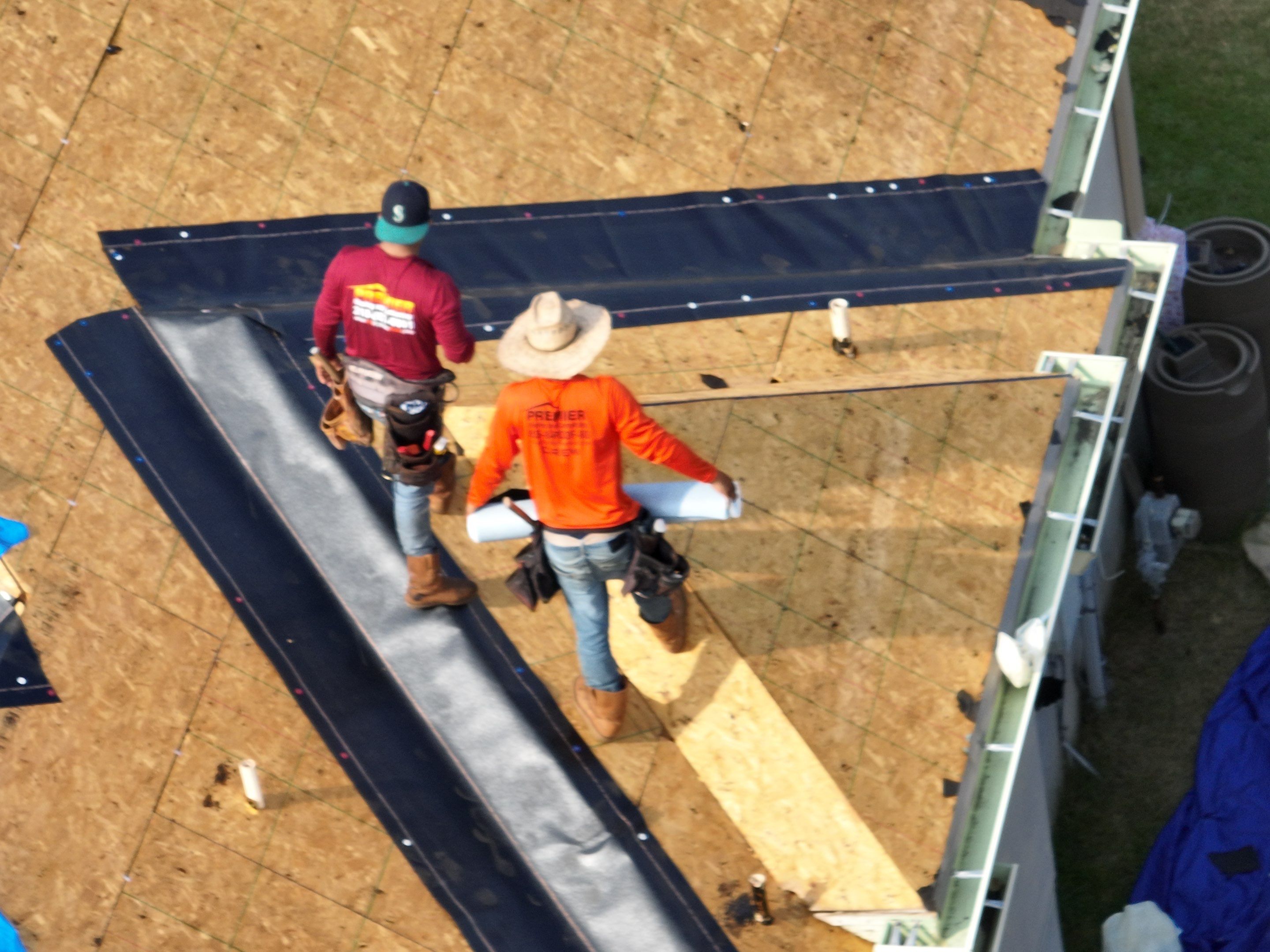 Residential Roof Replacement using 30 Year Laminate Shingles with High Profile Ridge by Premier Roofing and Contracting