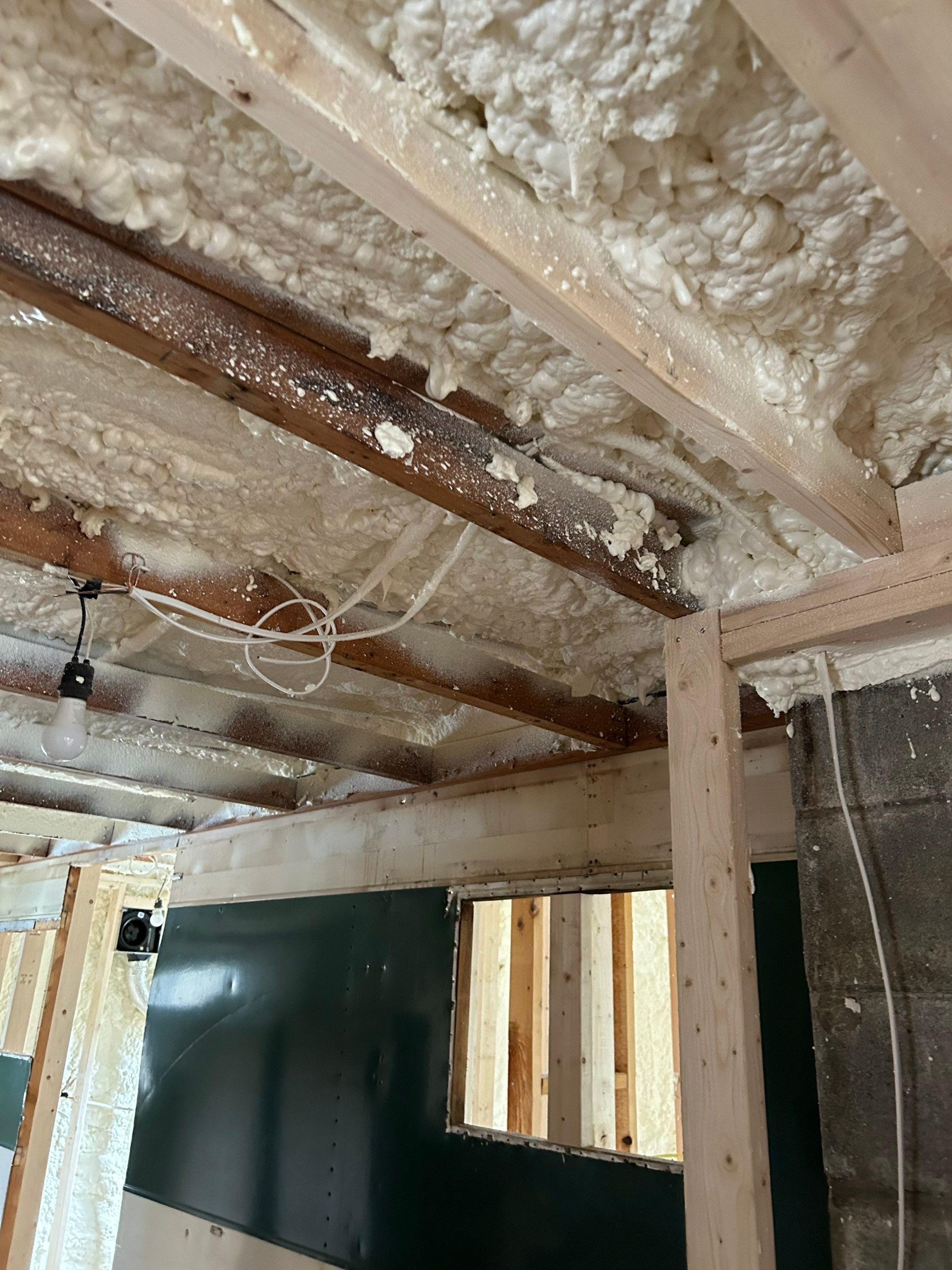 Mesko-Insulating a remodel with sprayfoam by Burke Home Services