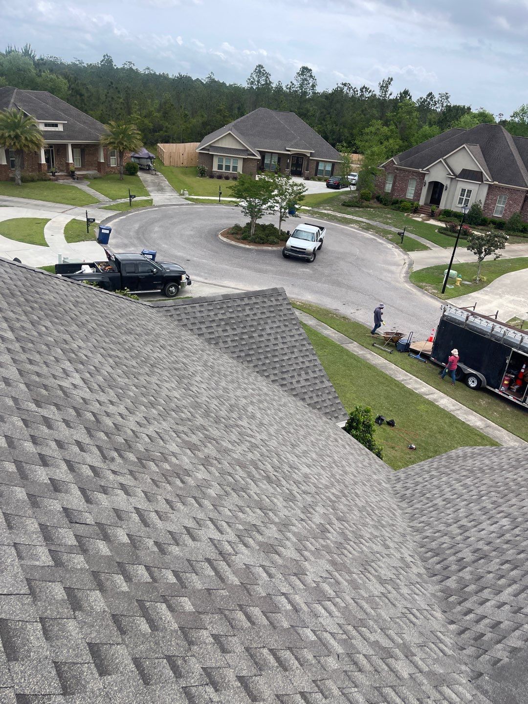 Residential Roofing Installation using Roof Replacement by American Roofing & Construction LLC