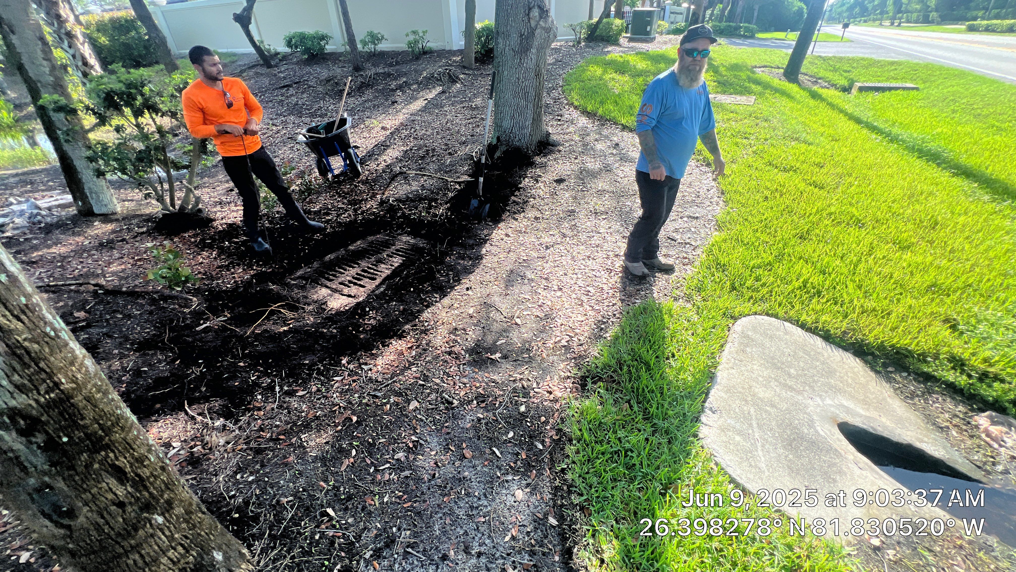 Pelican Landing Beach Parking Lot Stormwater System Maintenance by Don Mar, Inc. Storm Water Solutions