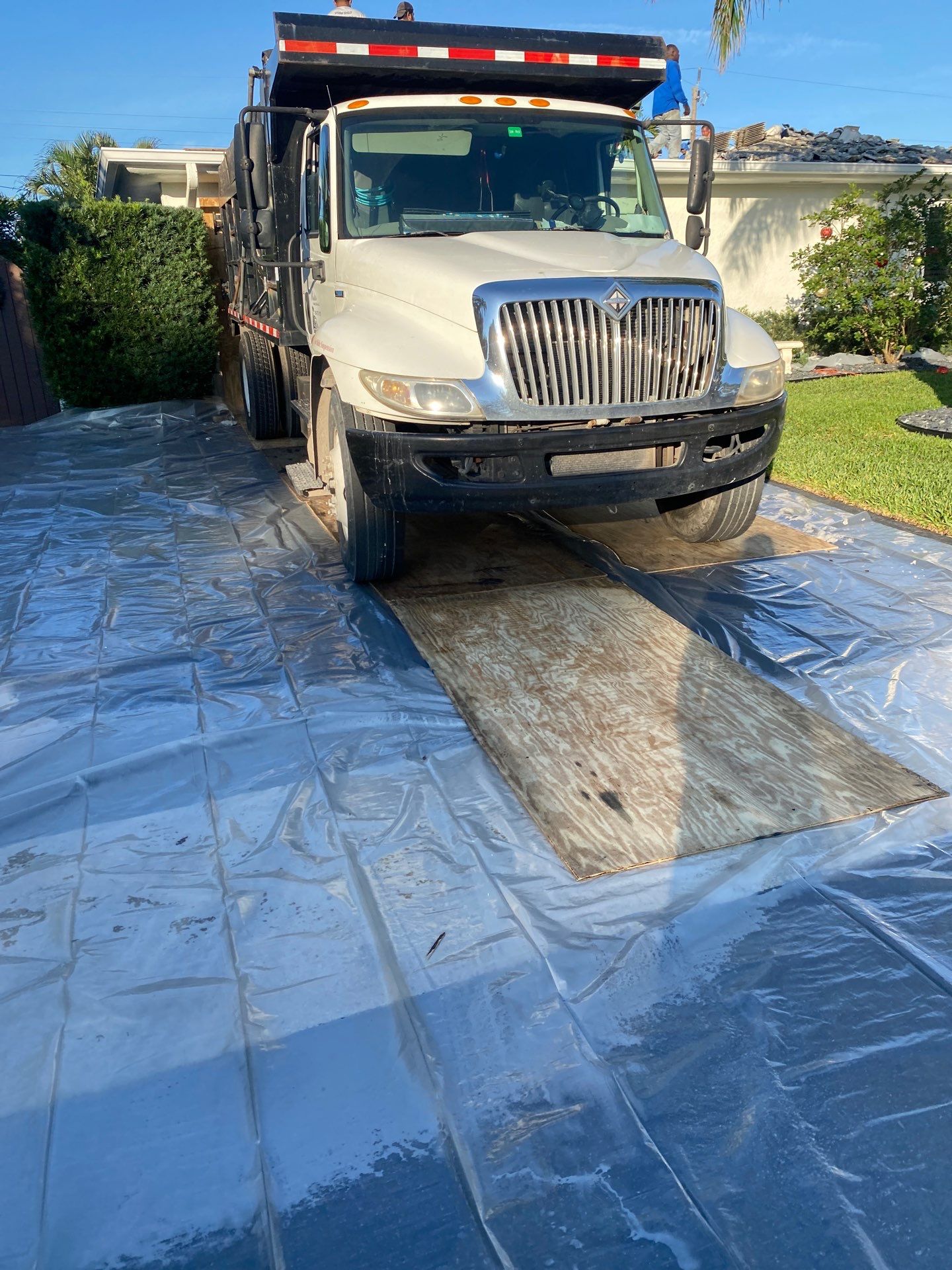 Residential Roofing Installation using 1" Nail strip metal roof by BLUES BROTHERS CONSTRUCTION CORP