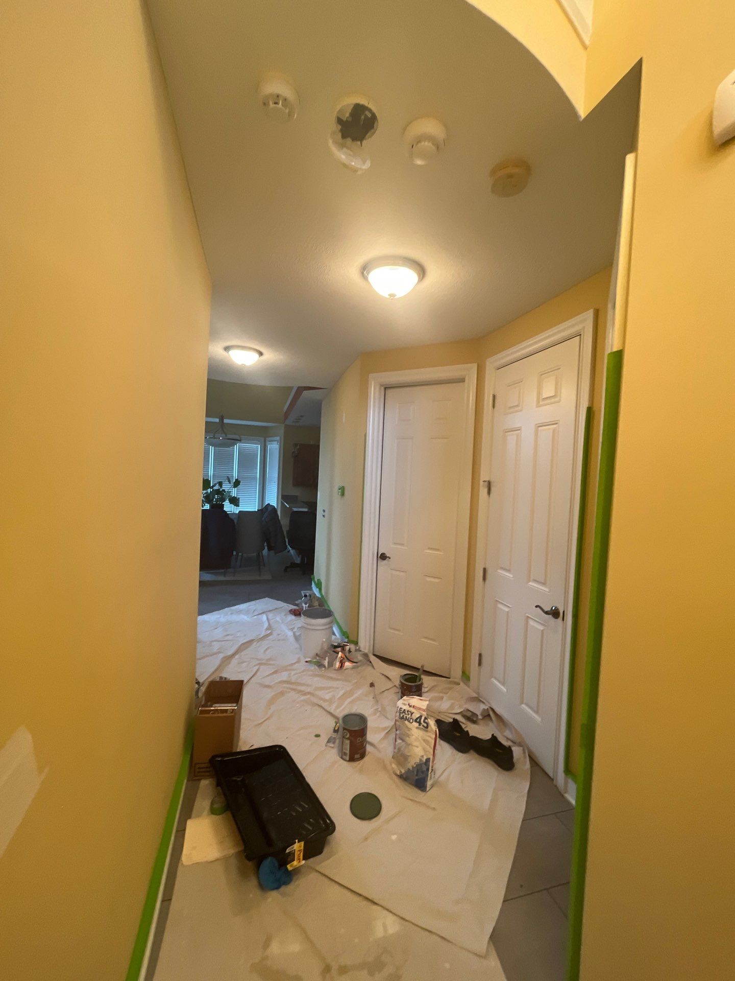 Orange Town Home by Best Buy Painting 