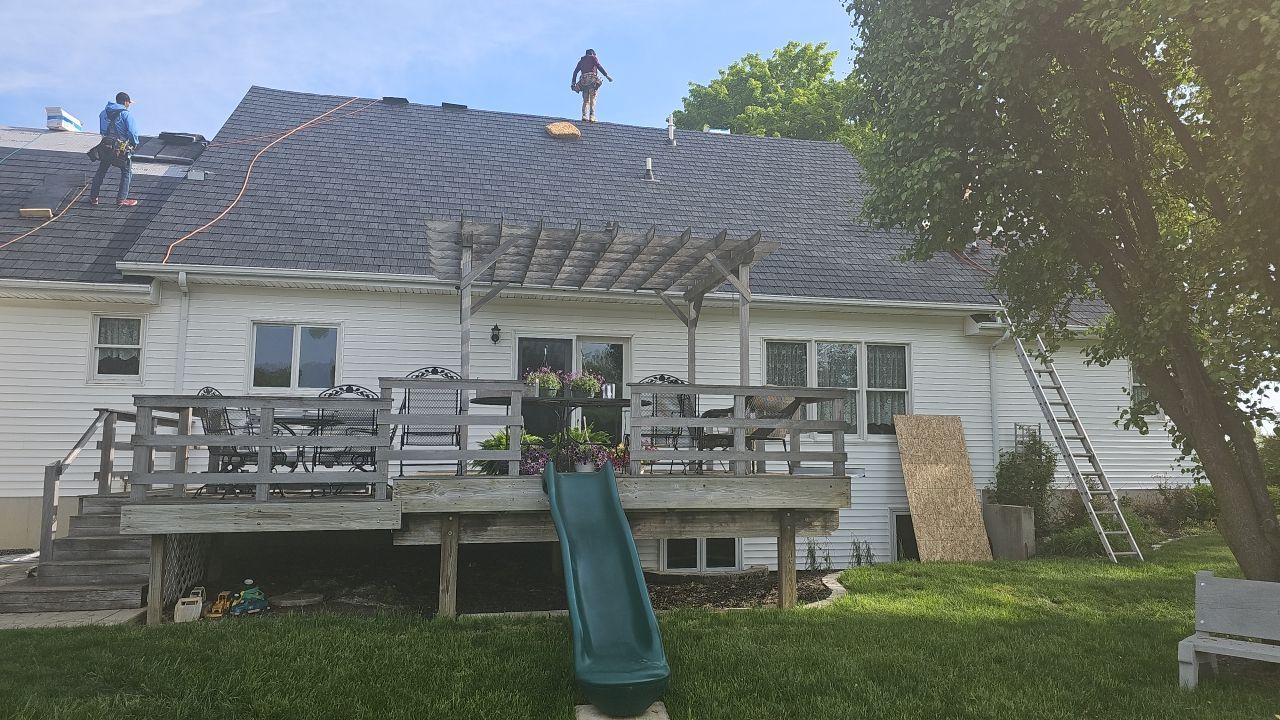 Residential Roofing Installation using Euro Shield Beaumount Shake Black by Nitro Roofing and Construction