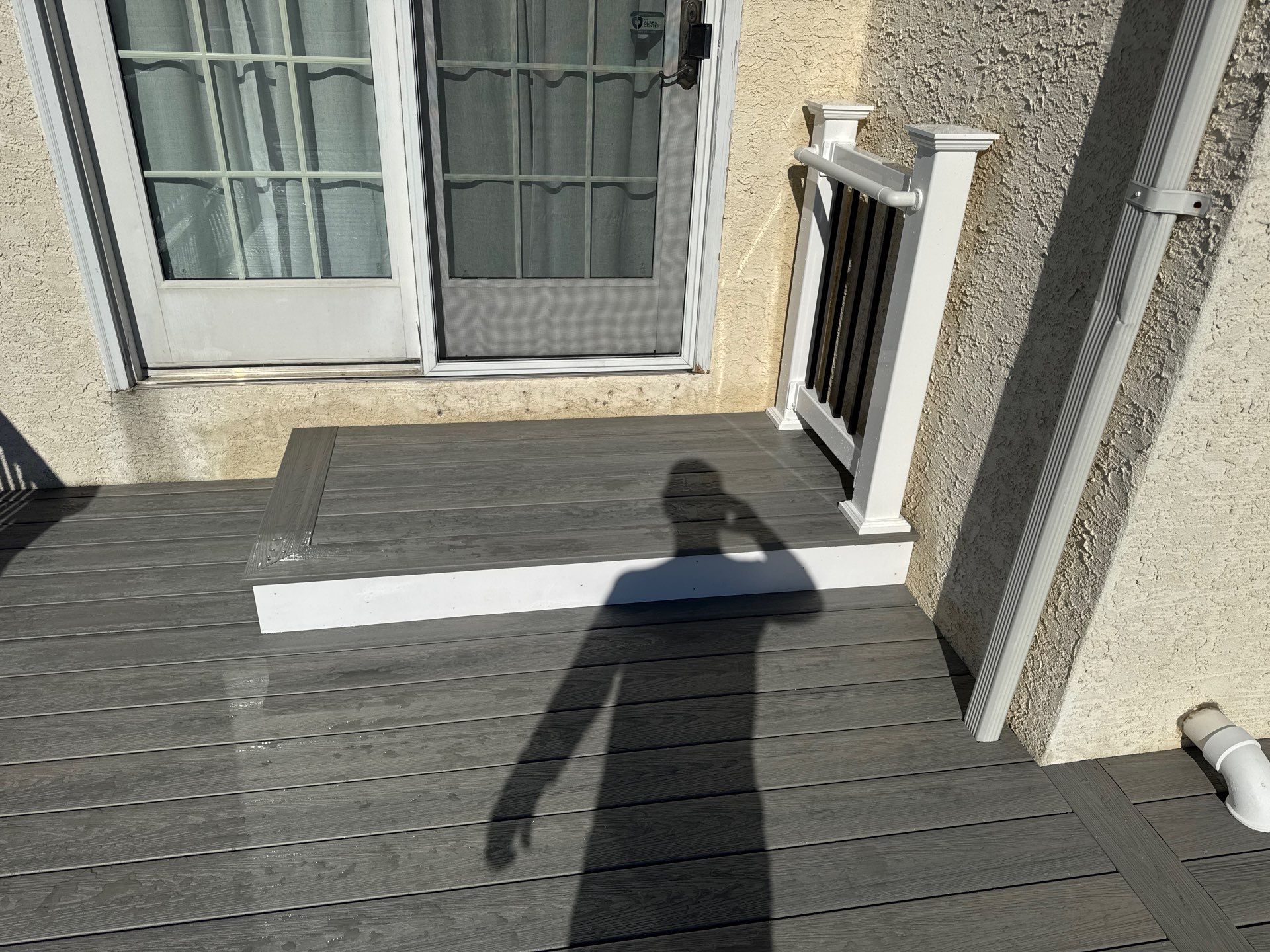 New Deck using Deckorators Venture - Color Saltwater by deck guardian