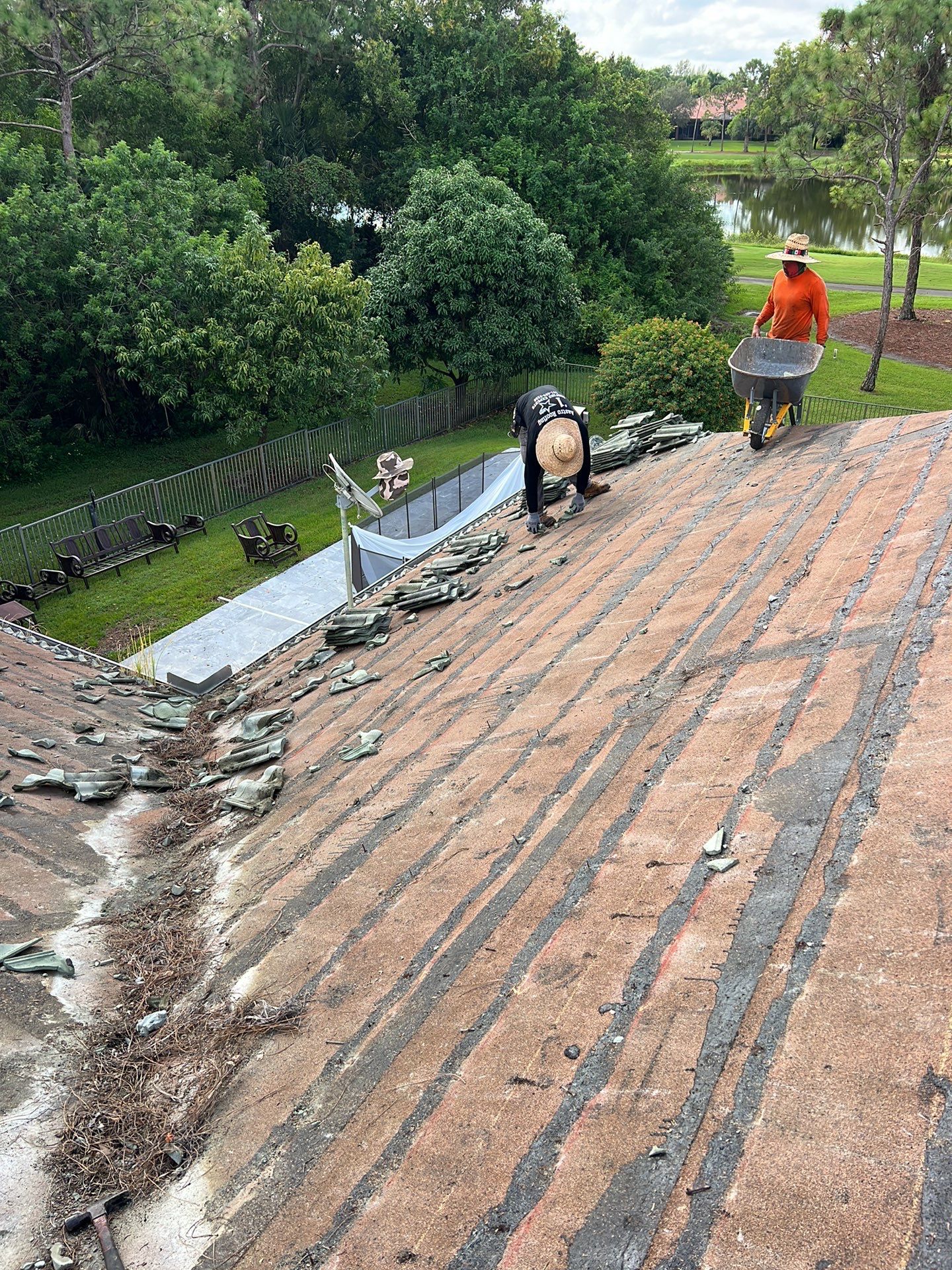 Concrete Tile Roof Replacement using Concrete Roof Tile by Aastro Roofing