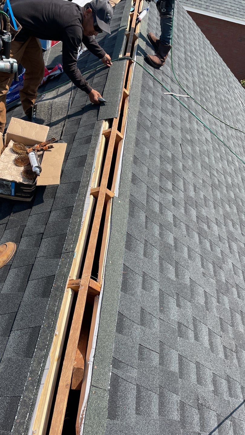 Residential Roofing Installation using Roof Replacement by American Roofing & Construction LLC